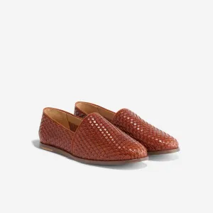 Alejandro Woven Slip-On 2.0 Woven Brandy -NISOLO