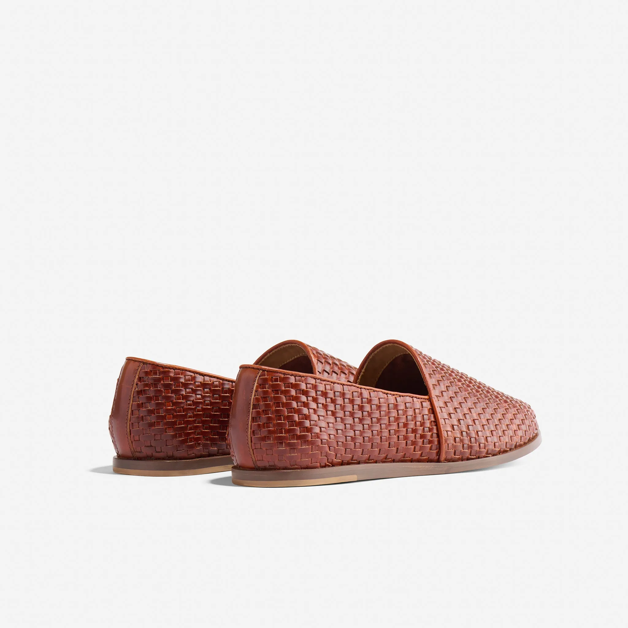 Alejandro Woven Slip-On 2.0 Woven Brandy -NISOLO