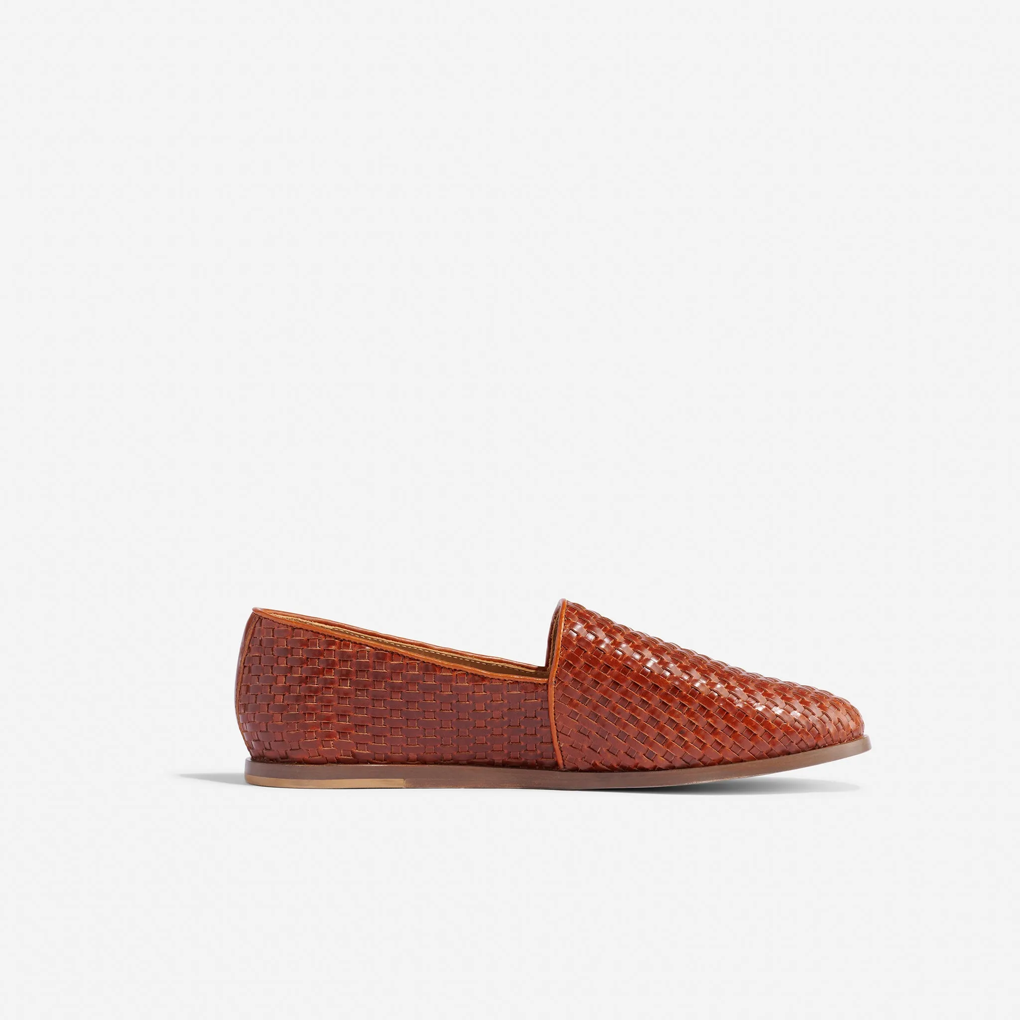 Alejandro Woven Slip-On 2.0 Woven Brandy -NISOLO