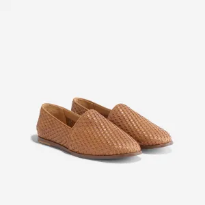 Alejandro Woven Slip-On 2.0 Woven Brown -NISOLO