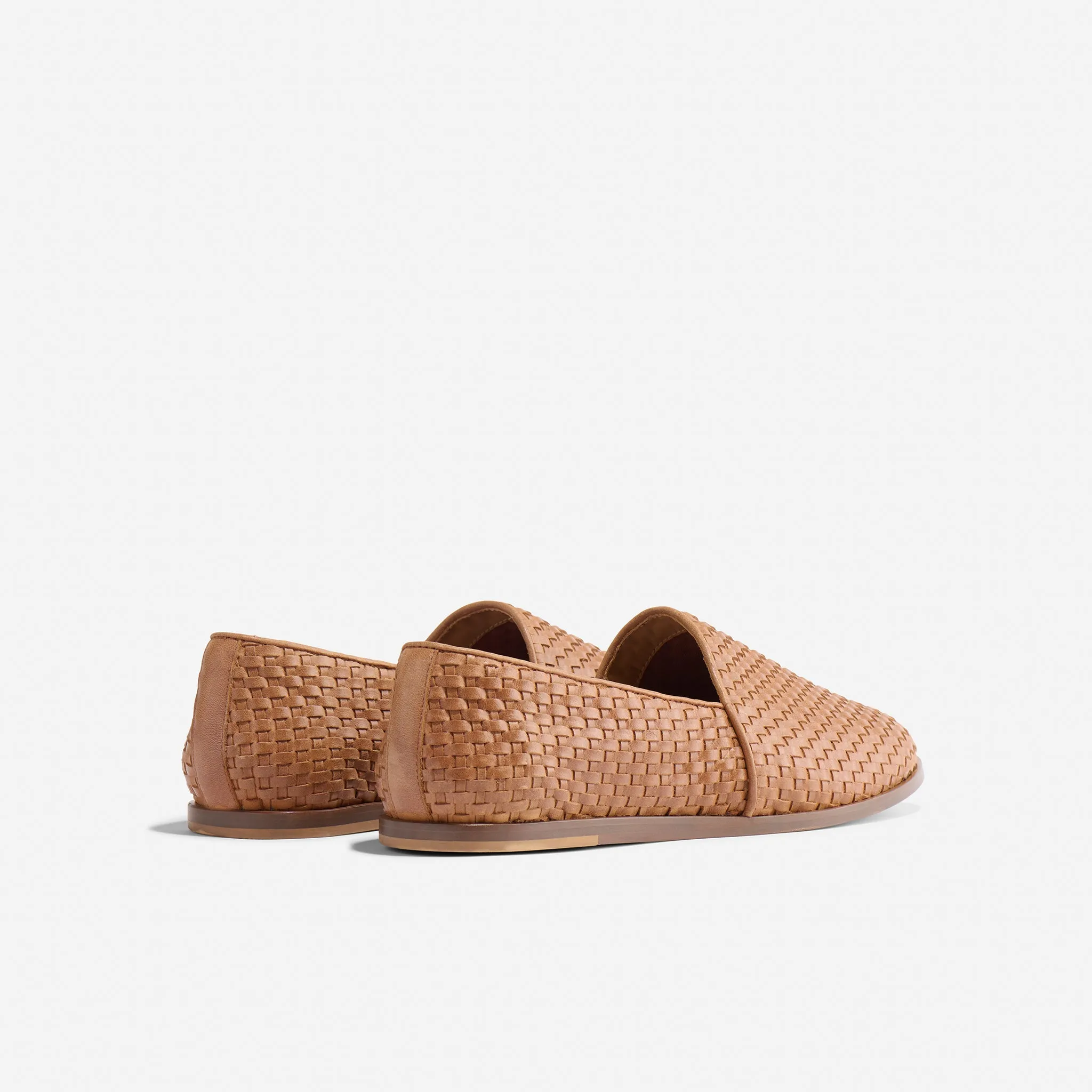 Alejandro Woven Slip-On 2.0 Woven Brown -NISOLO