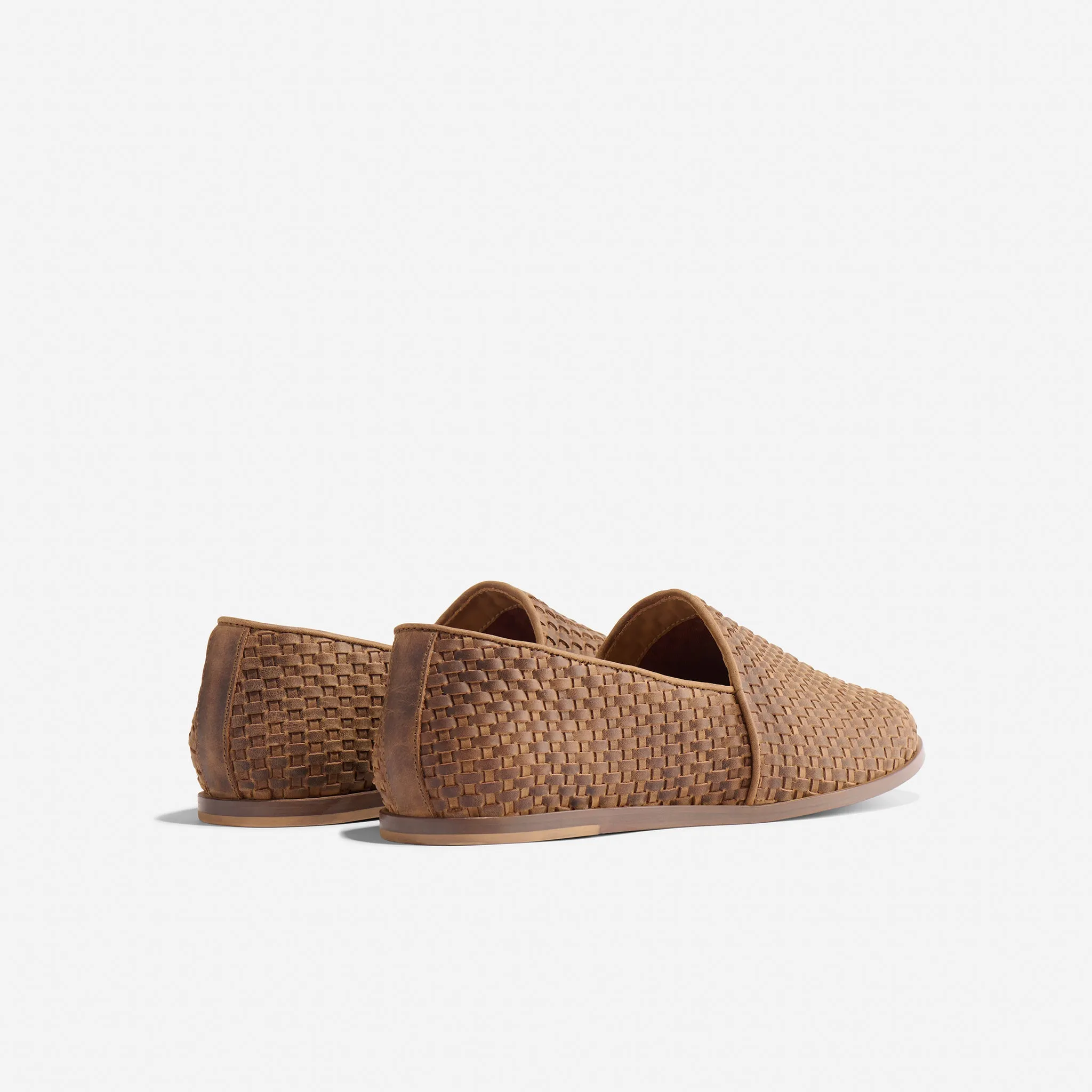 Alejandro Woven Slip-On 2.0 Woven Tobacco -NISOLO