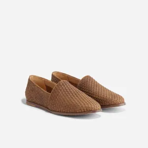 Alejandro Woven Slip-On 2.0 Woven Tobacco -NISOLO
