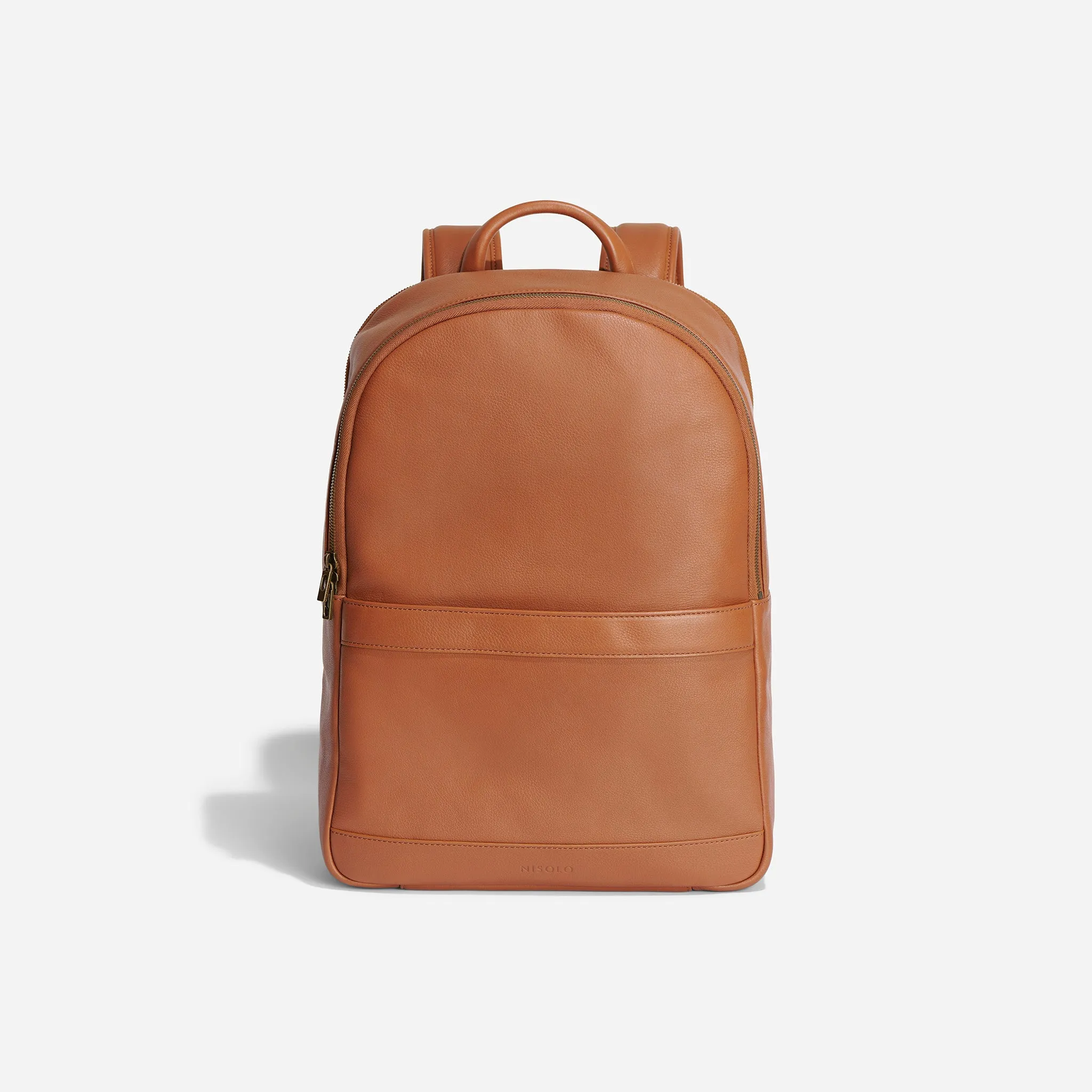Alex Commuter Backpack Caramel -NISOLO