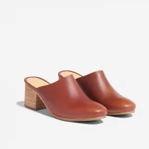 All-Day Heeled Mule Brandy -NISOLO