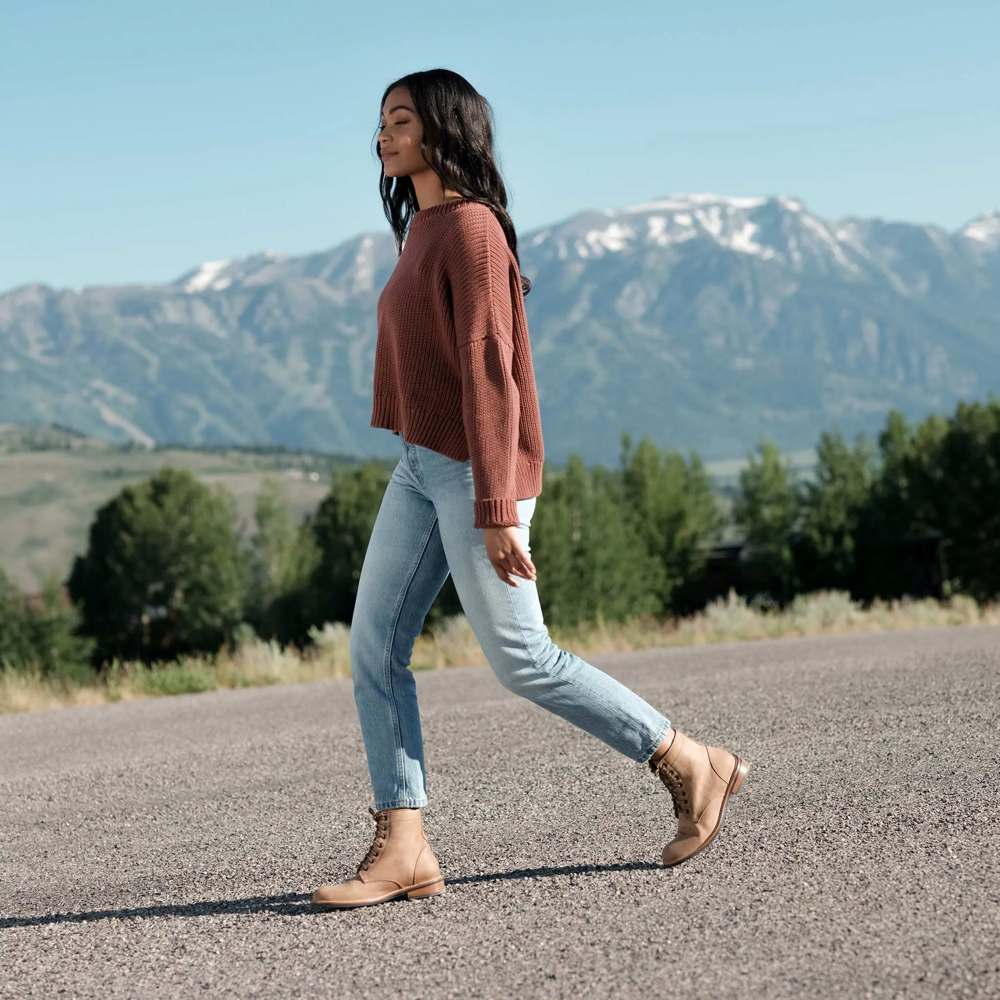All-Weather Amalia Boot Tobacco -NISOLO