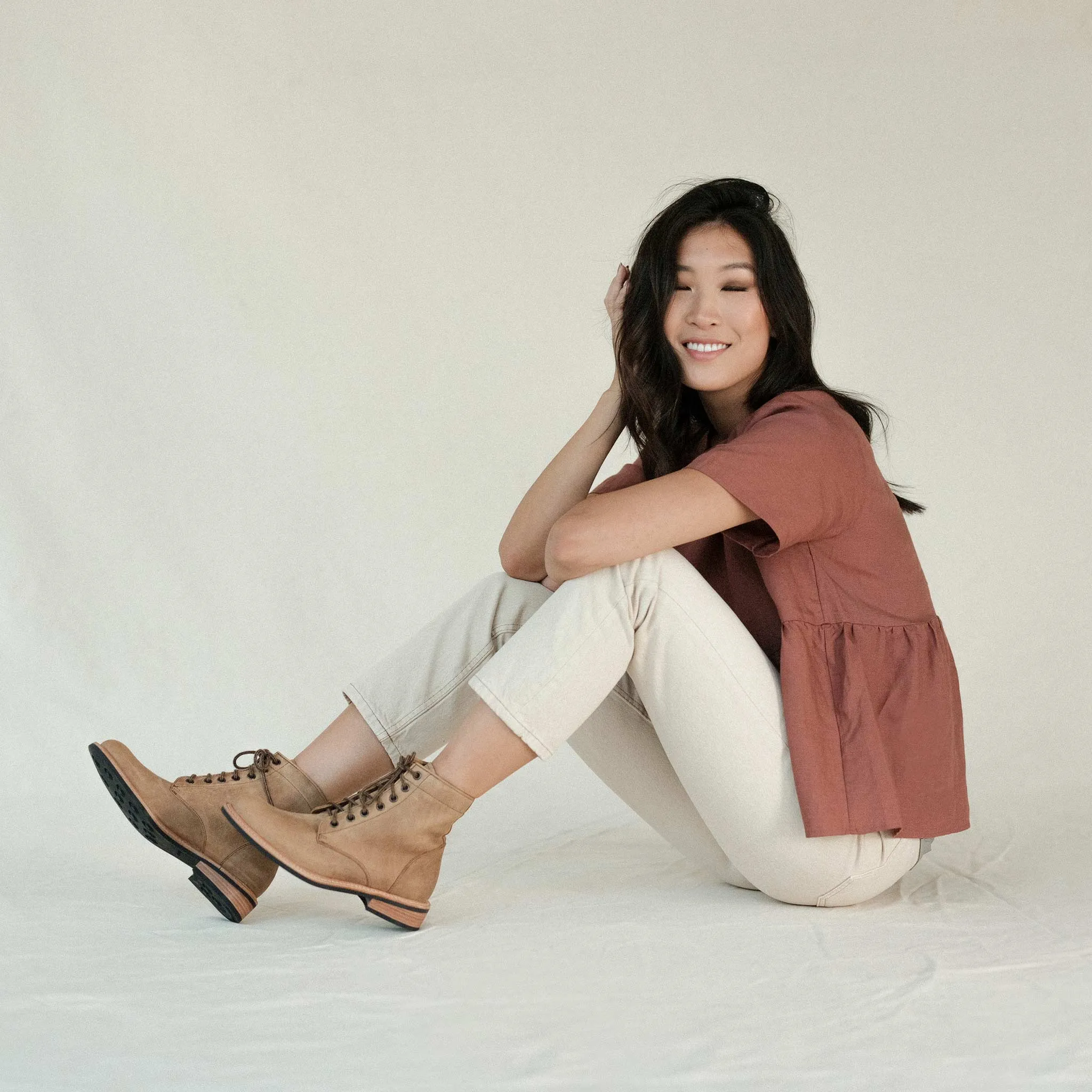 All-Weather Amalia Boot Tobacco -NISOLO