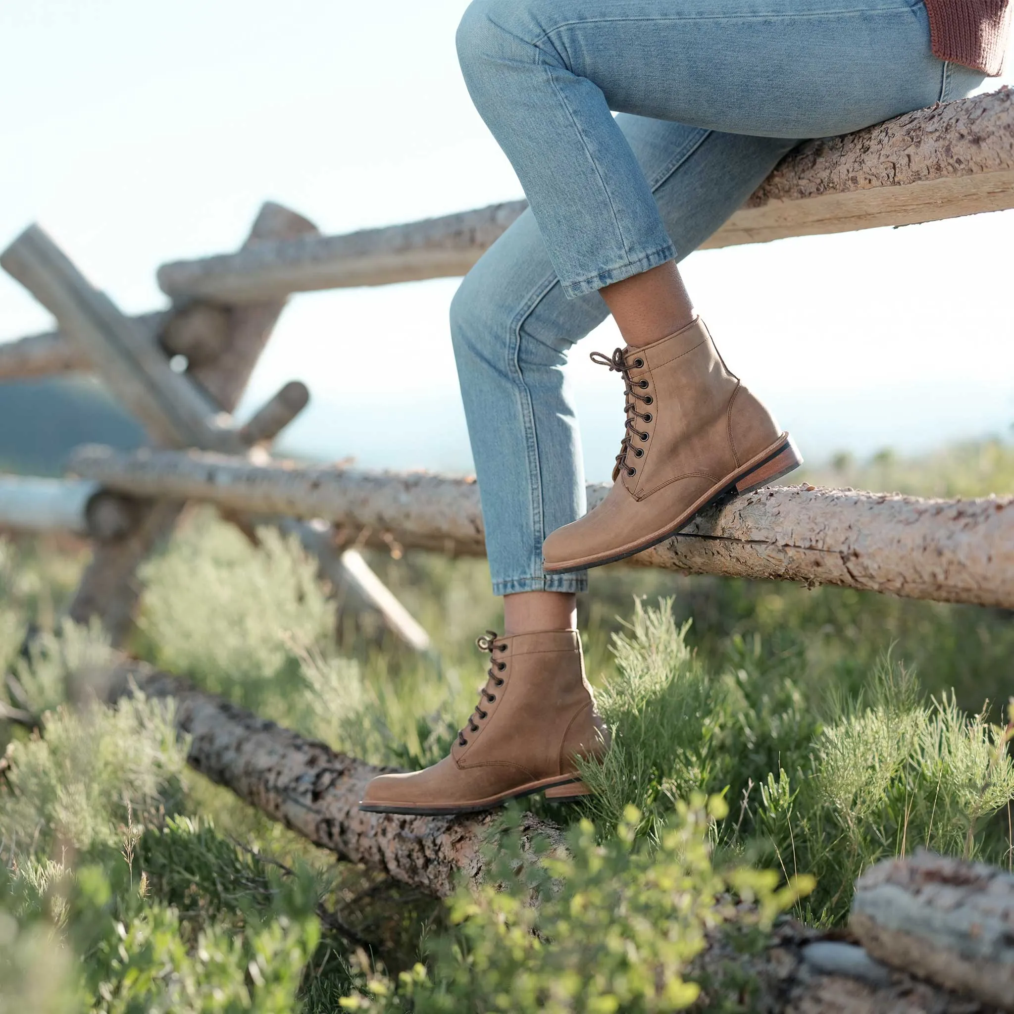 All-Weather Amalia Boot Tobacco -NISOLO