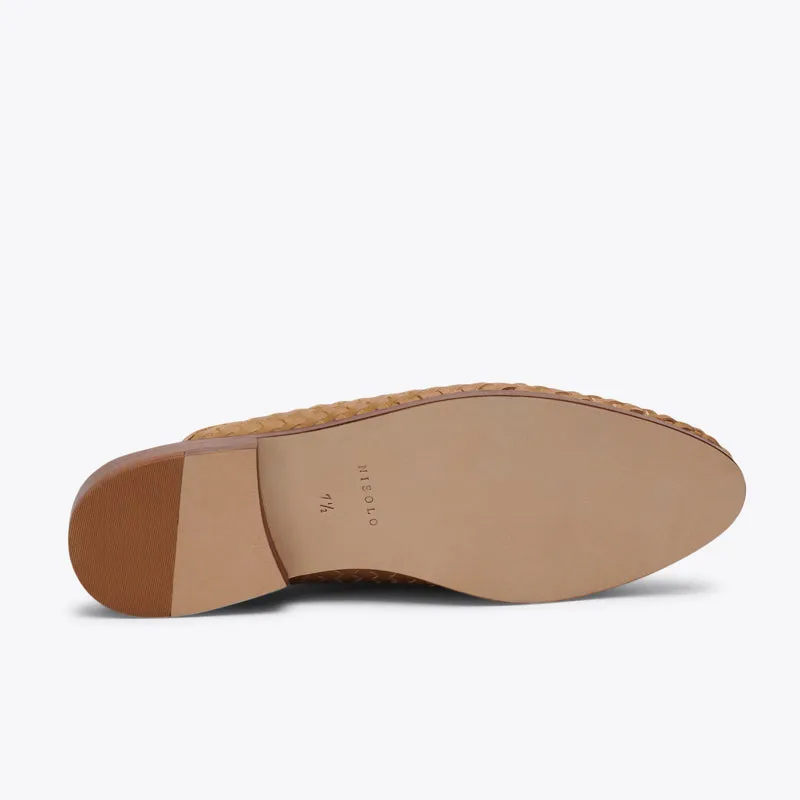 Ama Woven Mule Woven Almond -NISOLO