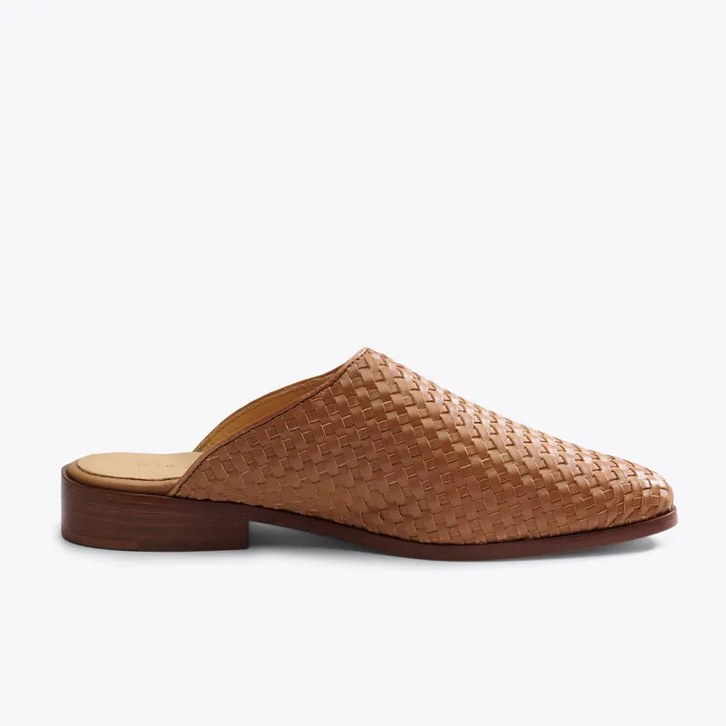 Ama Woven Mule Woven Almond -NISOLO