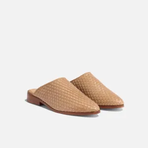 Ama Woven Mule Woven Almond -NISOLO