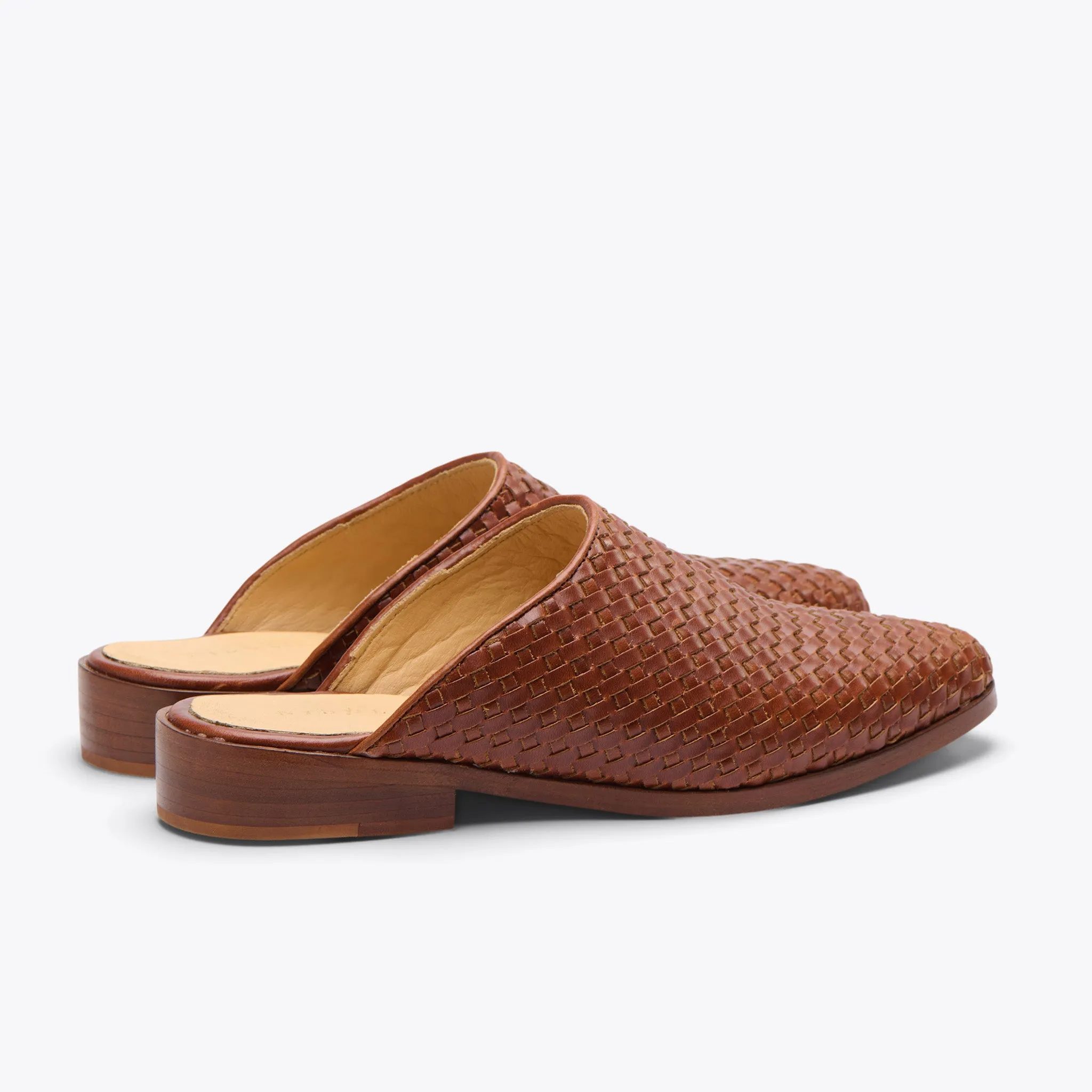 Ama Woven Mule Woven Brandy -NISOLO