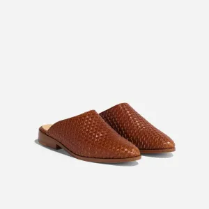 Ama Woven Mule Woven Brandy -NISOLO