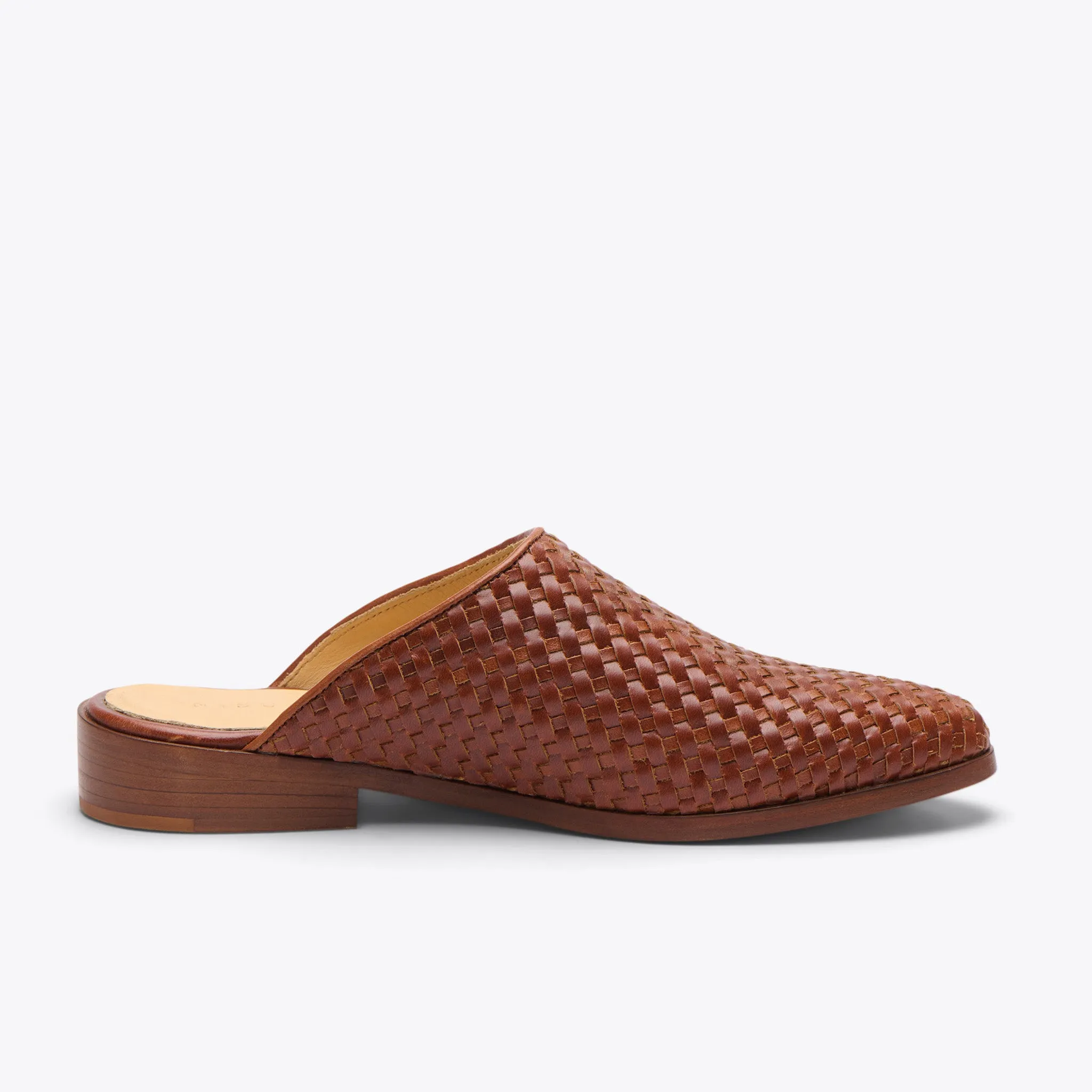 Ama Woven Mule Woven Brandy -NISOLO