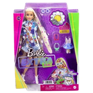 Barbie Extra Fashion Doll With Pet & 15 Styling Accessories