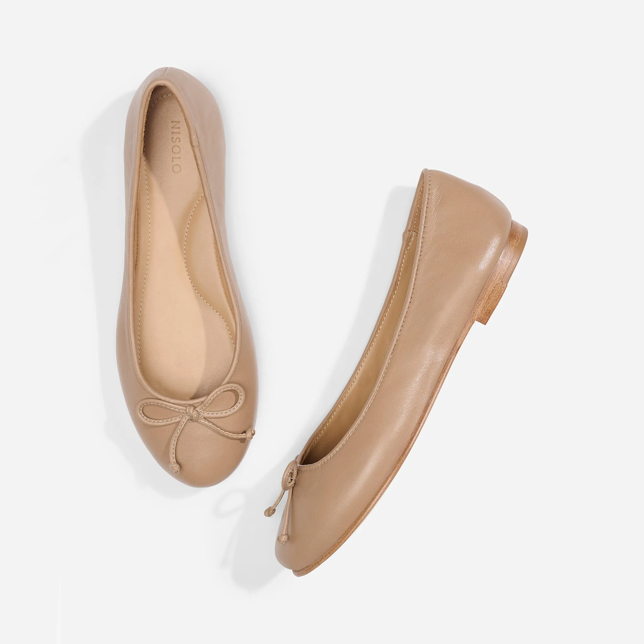 Bea Go-To Ballet Almond -NISOLO