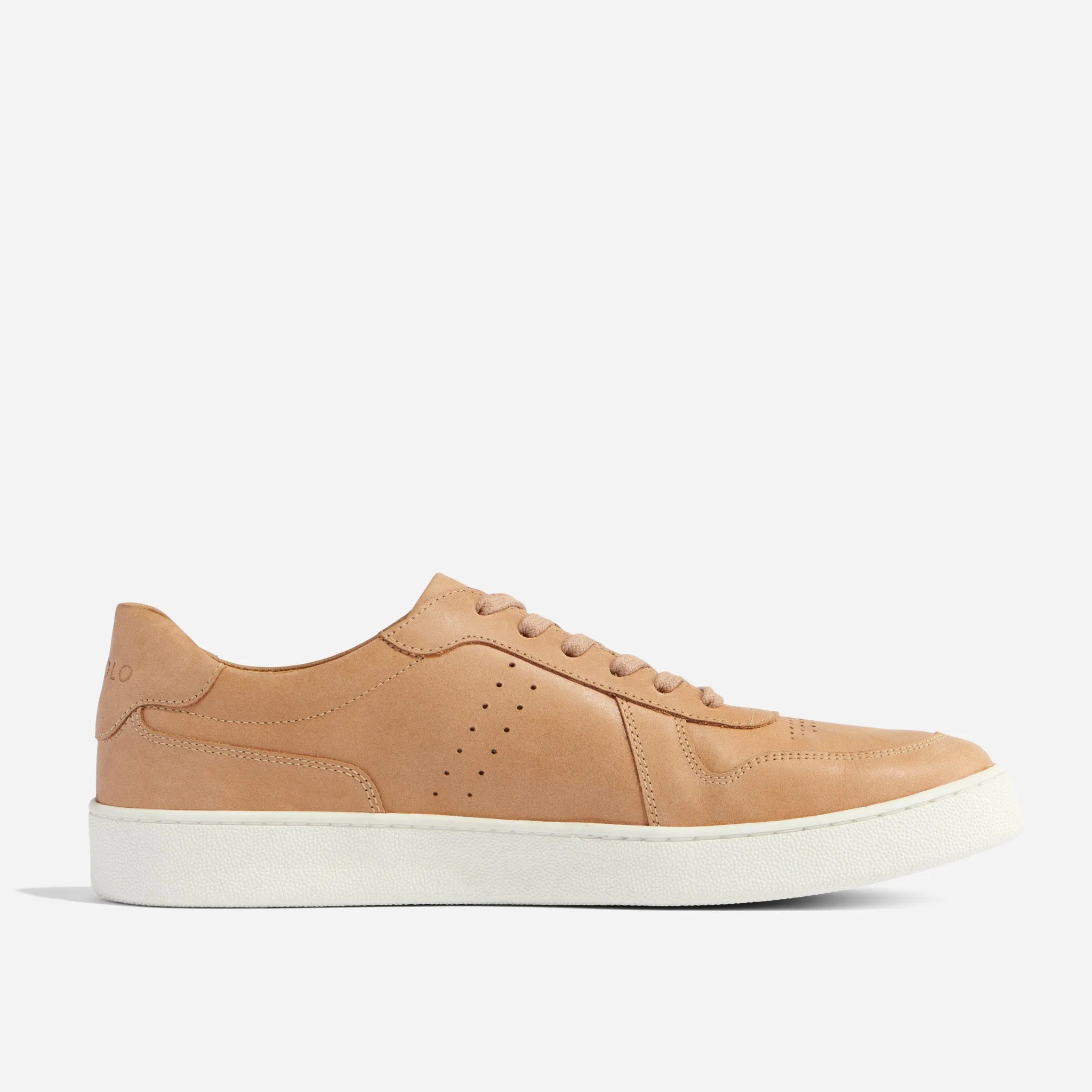 Beto Go-To Court Sneaker Almond -NISOLO