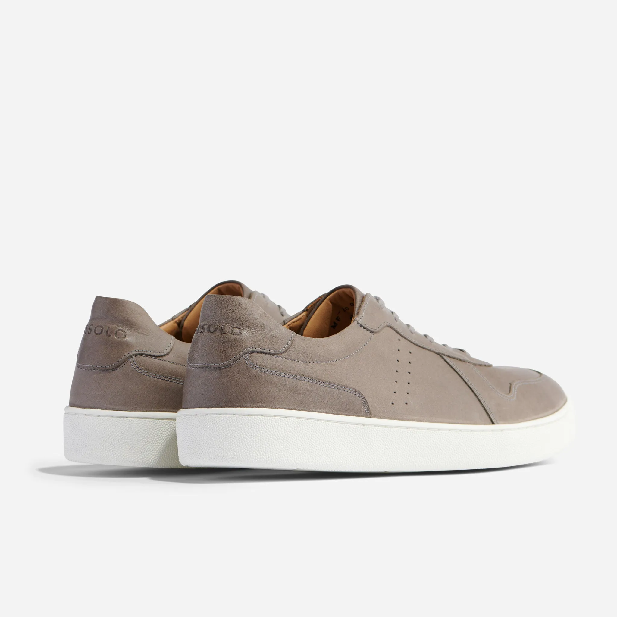 Beto Go-To Court Sneaker Grey -NISOLO