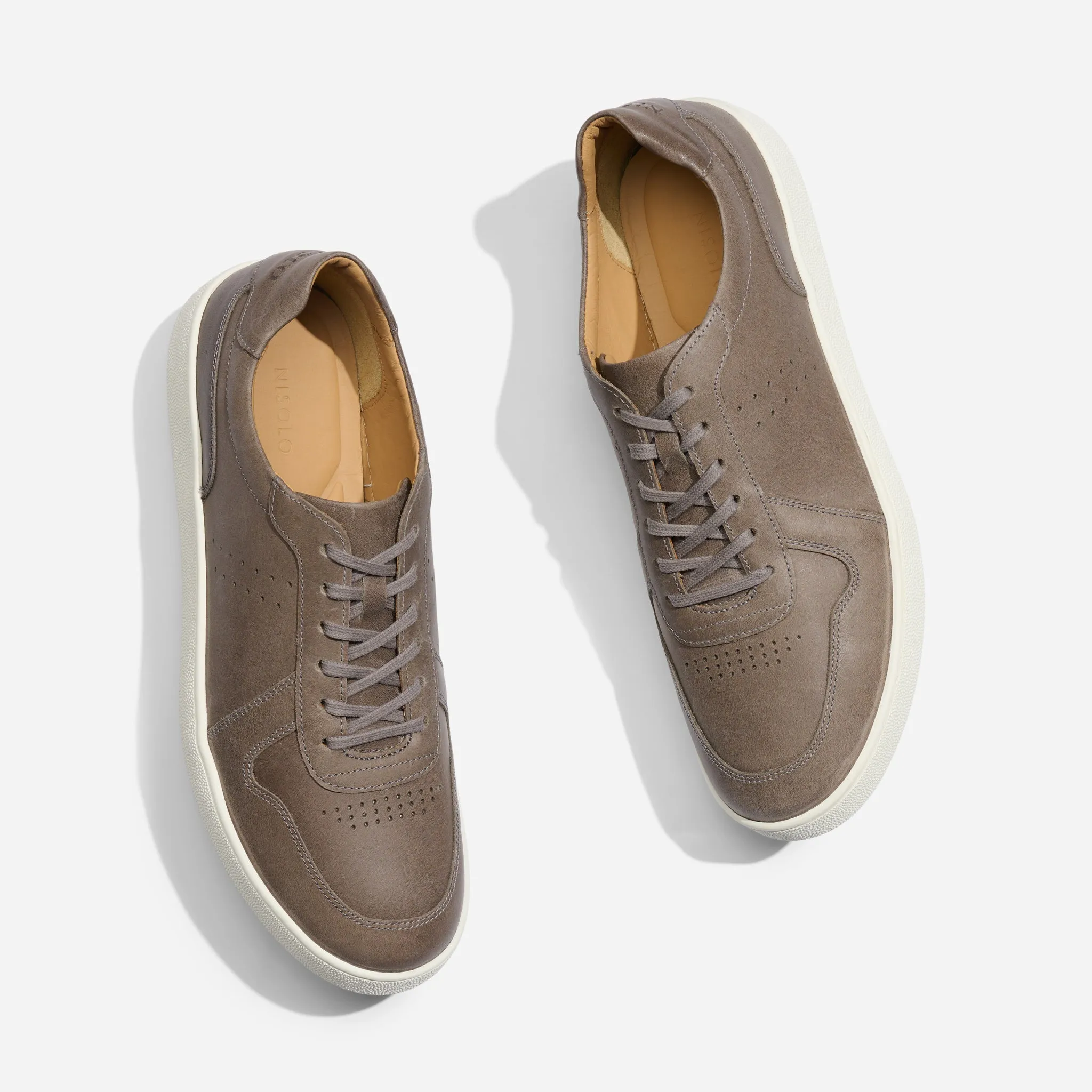 Beto Go-To Court Sneaker Grey -NISOLO