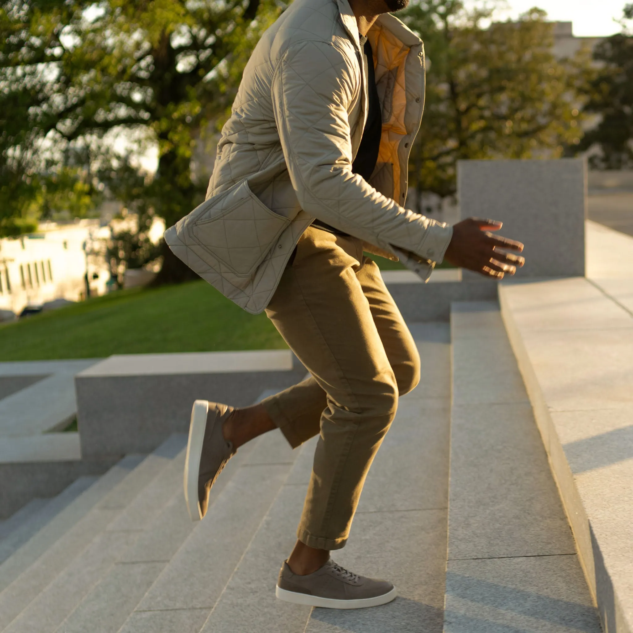 Beto Go-To Court Sneaker Grey -NISOLO