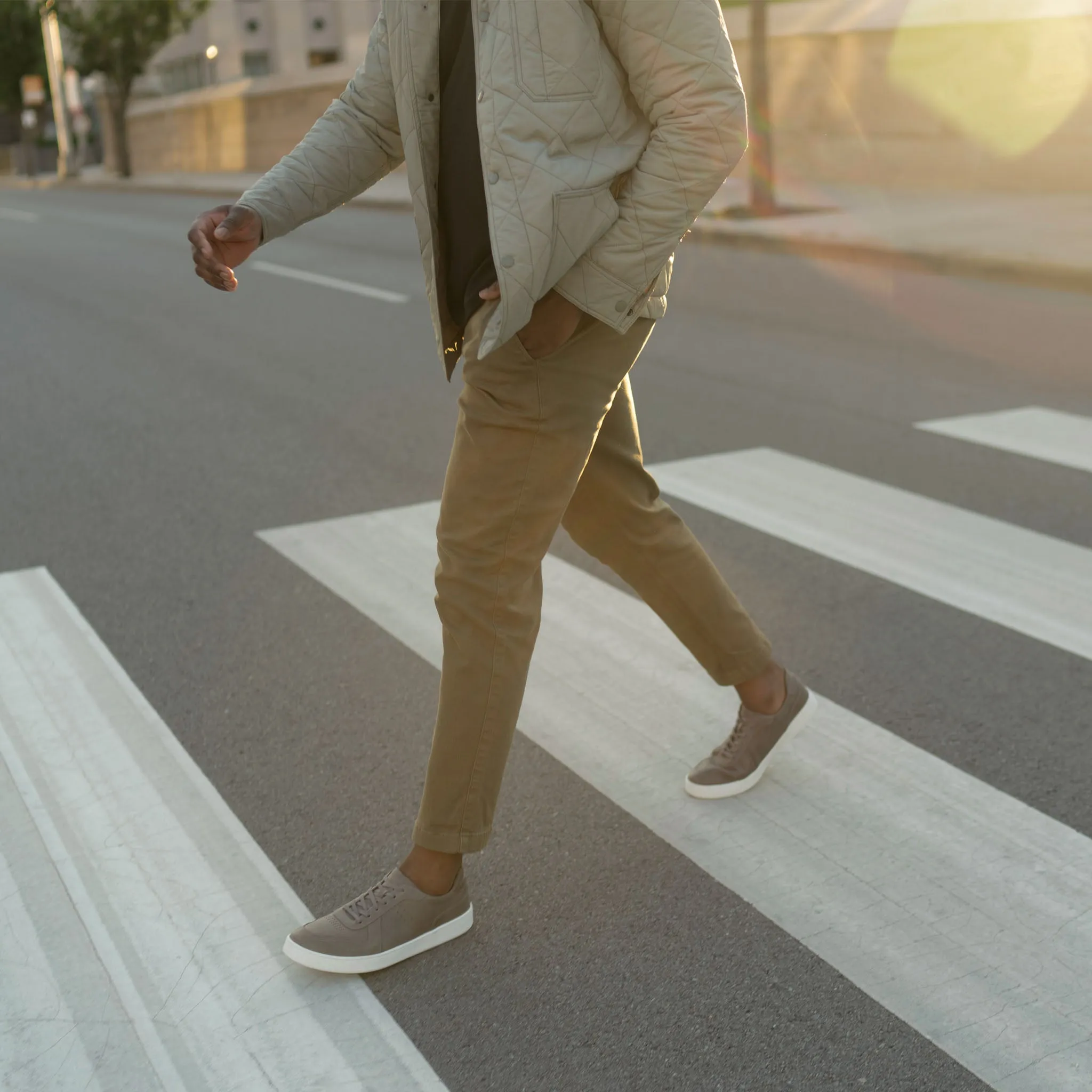 Beto Go-To Court Sneaker Grey -NISOLO