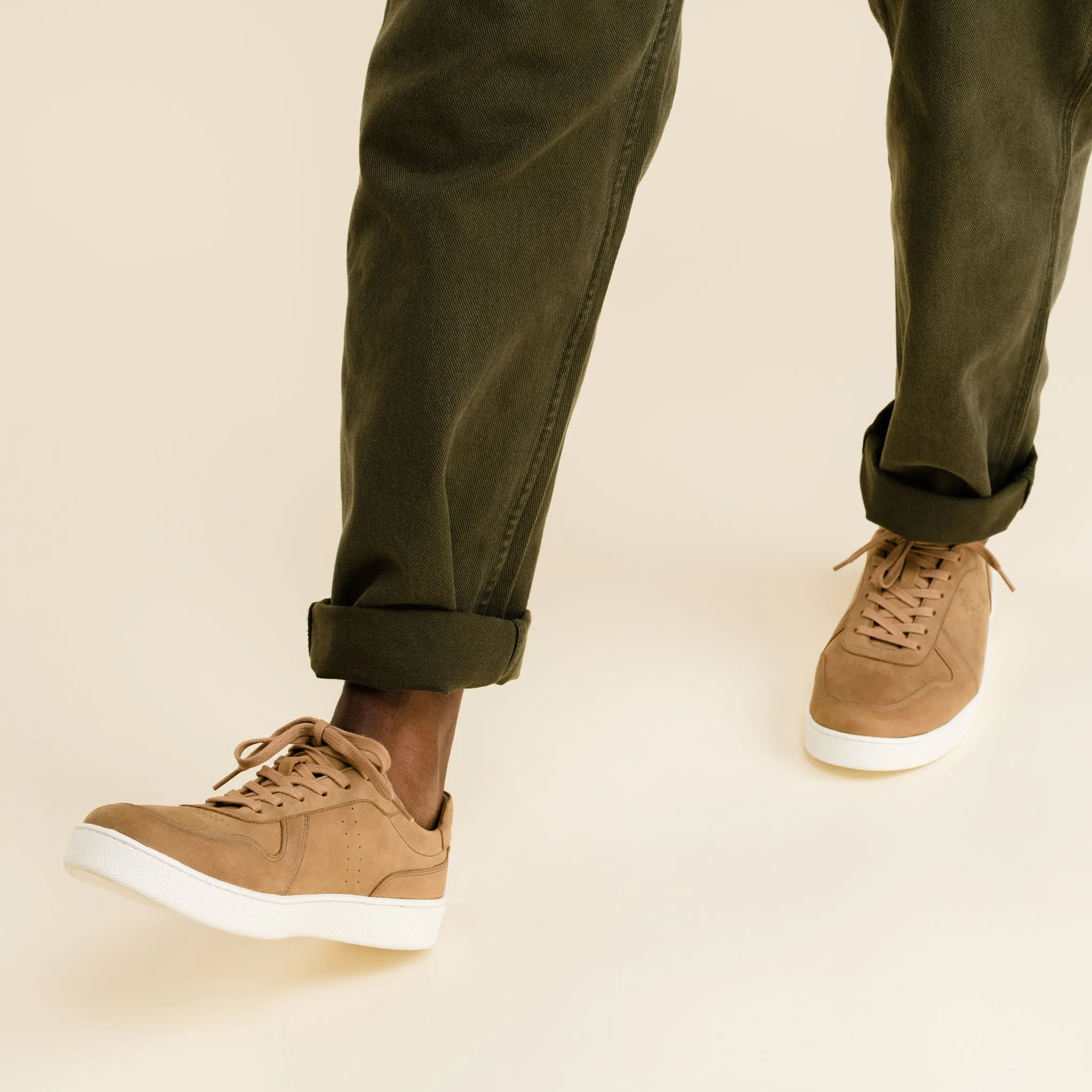 Beto Go-To Court Sneaker Tobacco -NISOLO