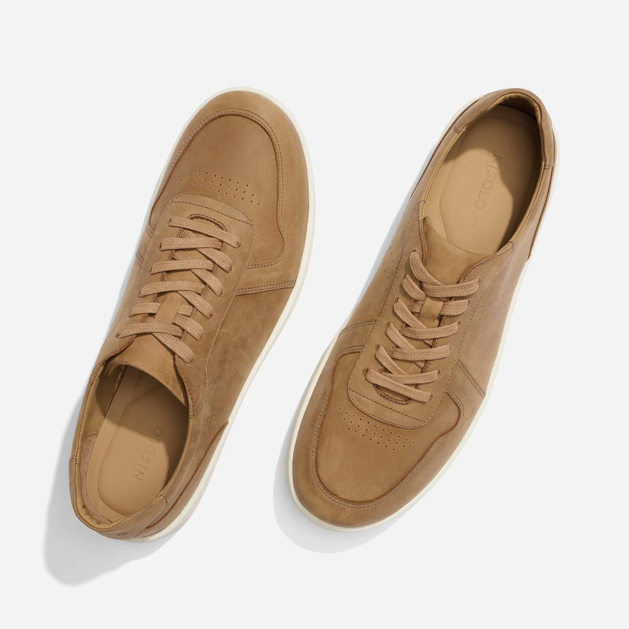 Beto Go-To Court Sneaker Tobacco -NISOLO