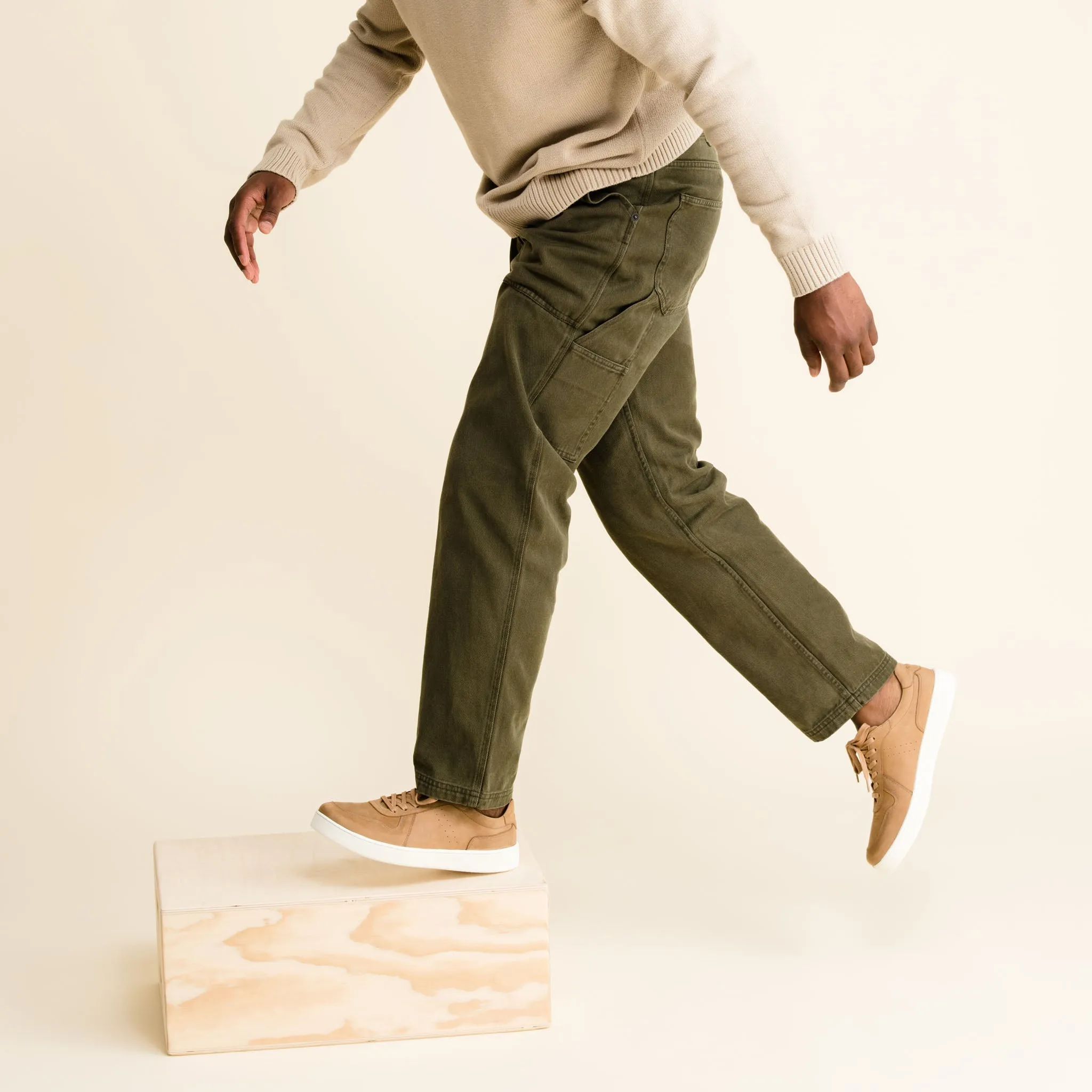 Beto Go-To Court Sneaker Tobacco -NISOLO