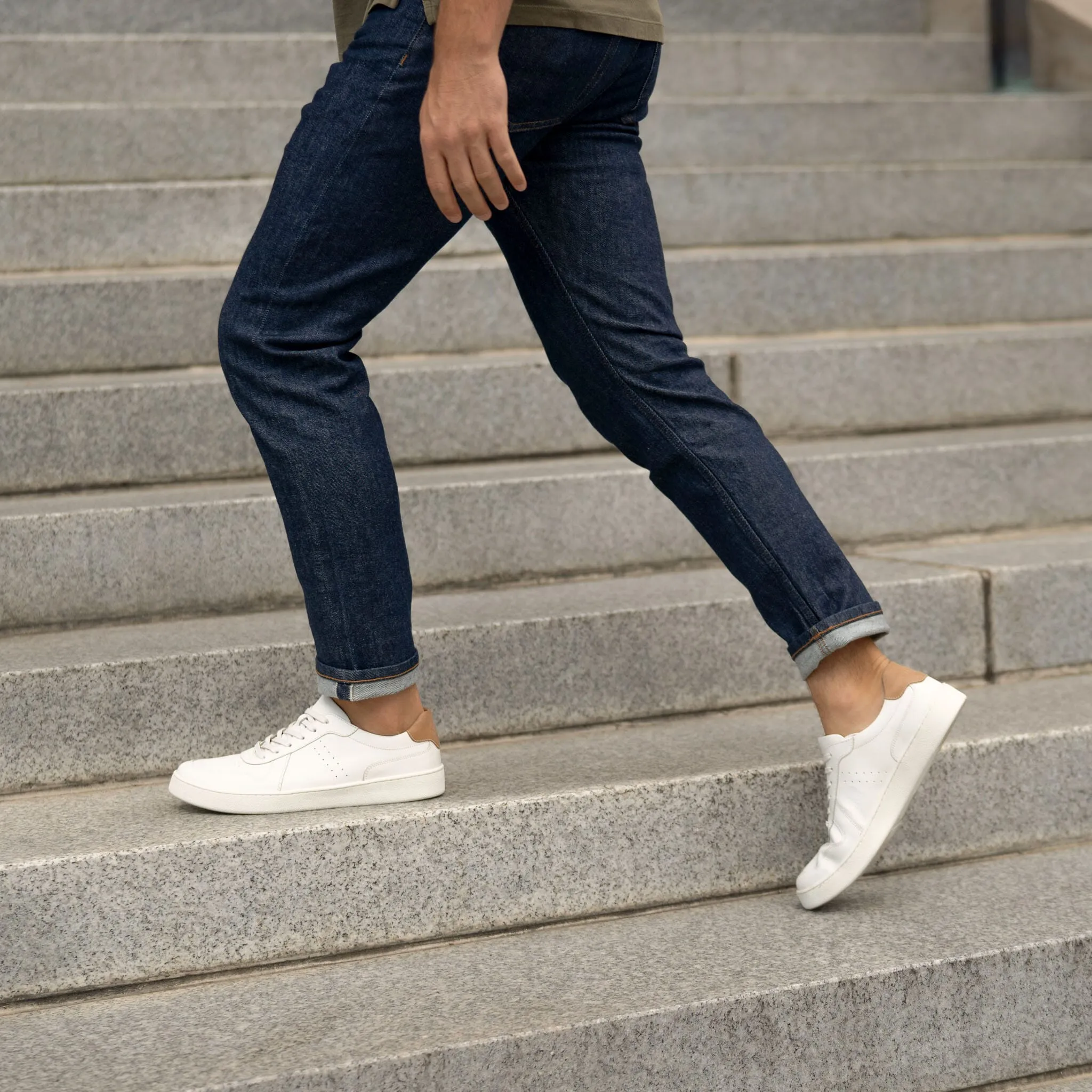 Beto Go-To Court Sneaker White -NISOLO