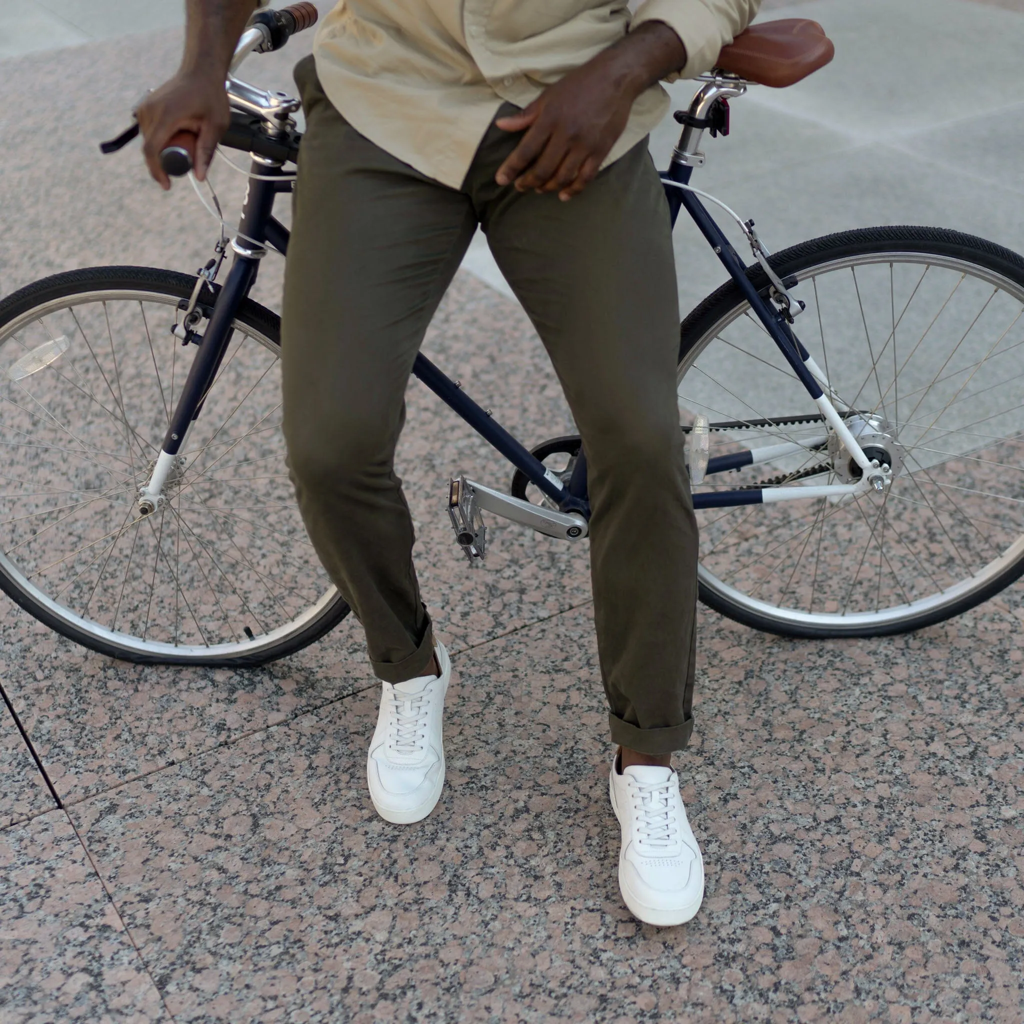 Beto Go-To Court Sneaker White -NISOLO