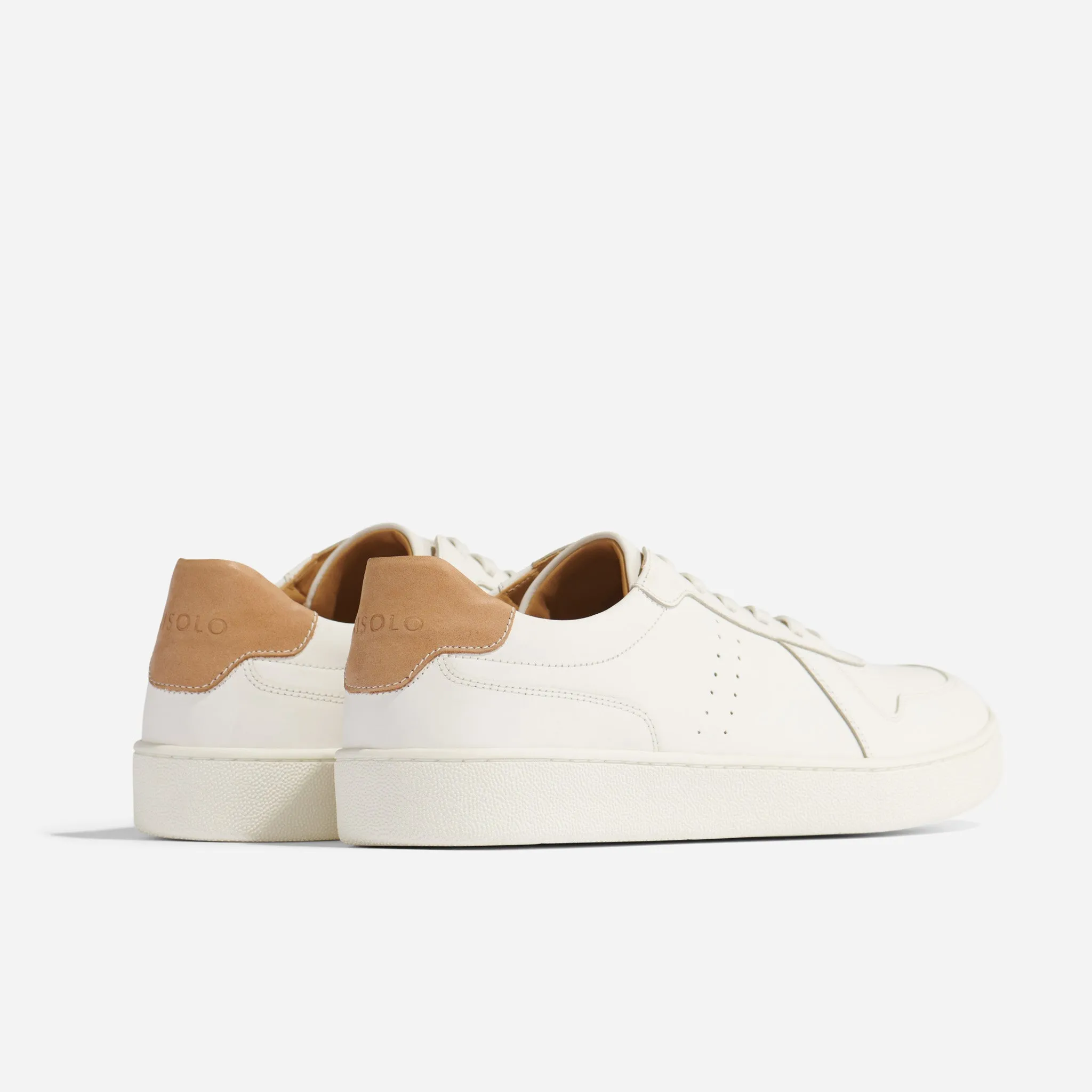 Beto Go-To Court Sneaker White -NISOLO