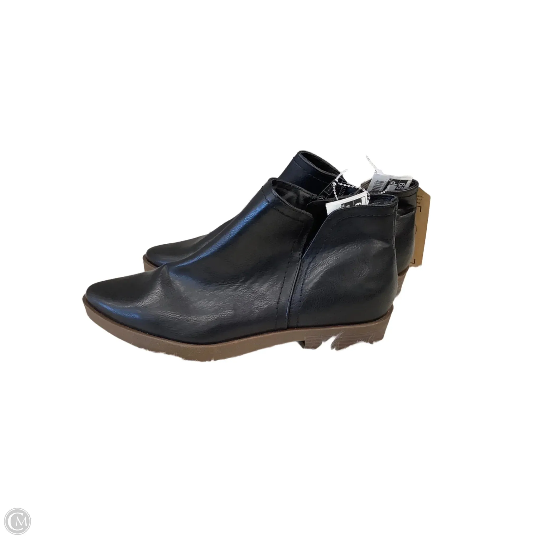 Boots Ankle Flats By Frye And Co In Black, Size: 9
