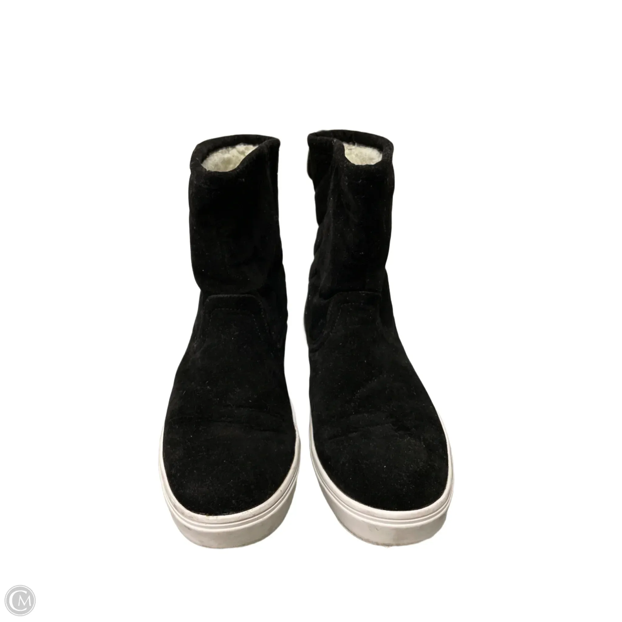 Boots Ankle Flats By Refresh In Black, Size: 10