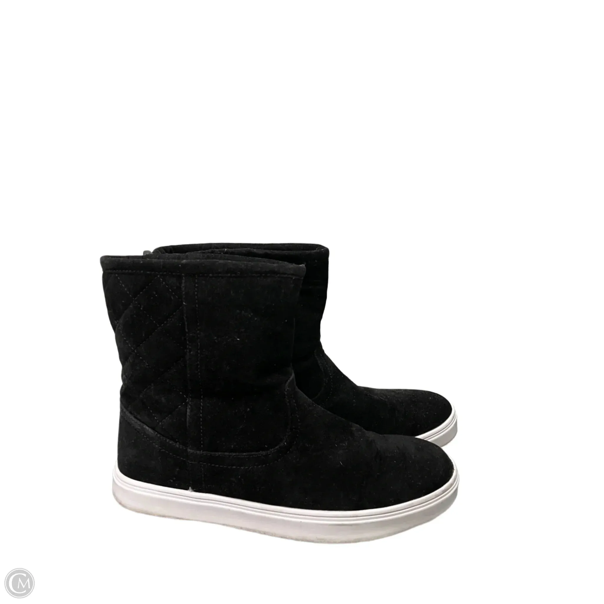 Boots Ankle Flats By Refresh In Black, Size: 10