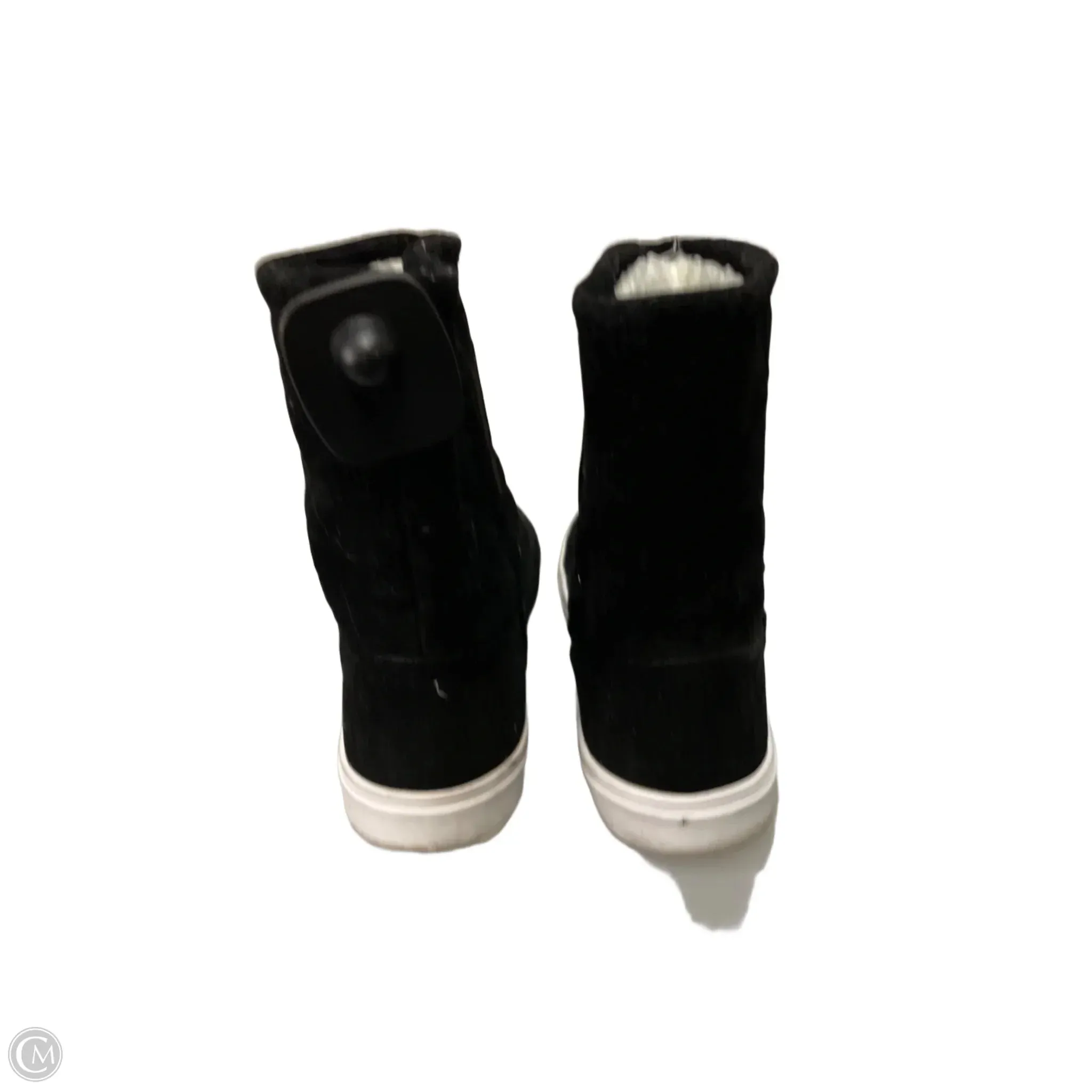 Boots Ankle Flats By Refresh In Black, Size: 10