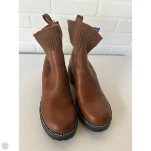 Boots Ankle Flats By Universal Thread In Brown, Size: 8.5