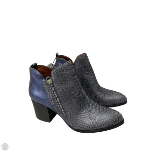 Boots Ankle Heels By Donald Pliner In Snakeskin Print, Size: 10