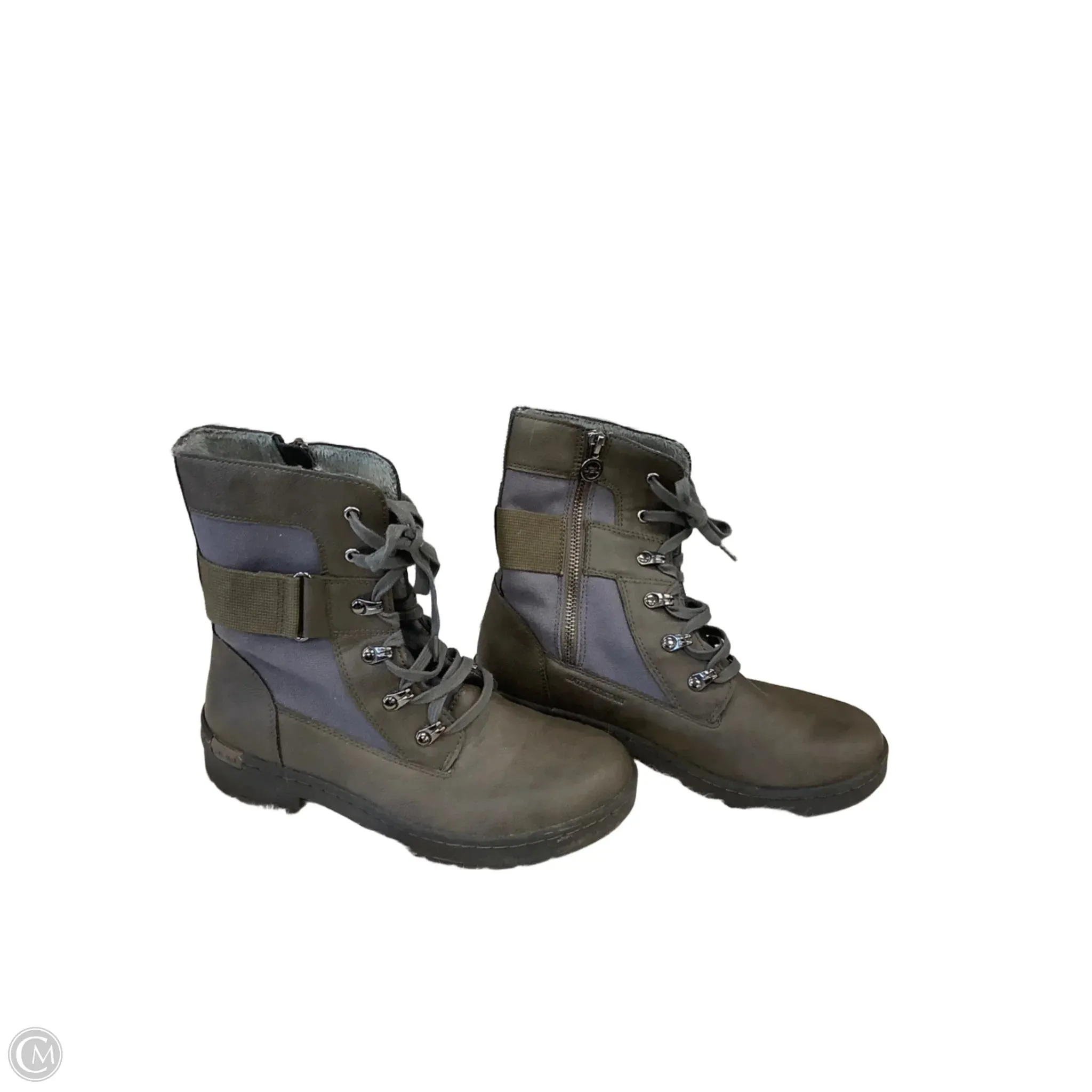 Boots Ankle Heels By Jbu By Jambu In Grey, Size: 8