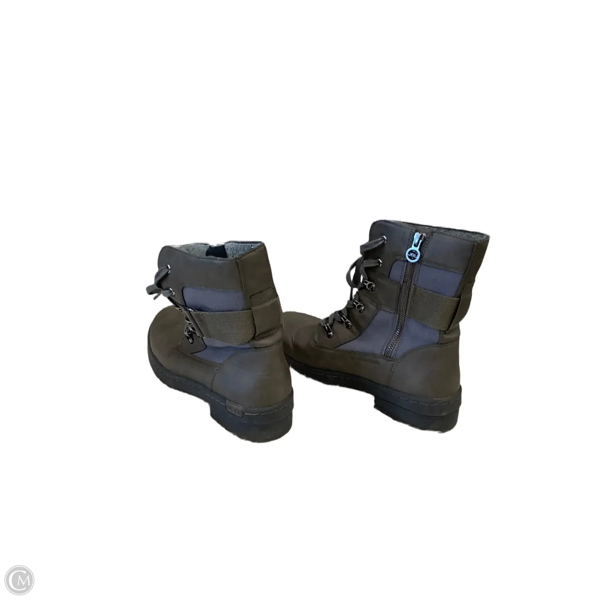 Boots Ankle Heels By Jbu By Jambu In Grey, Size: 8