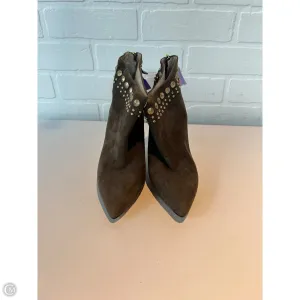 Boots Ankle Heels By Joan And David In Grey, Size: 6