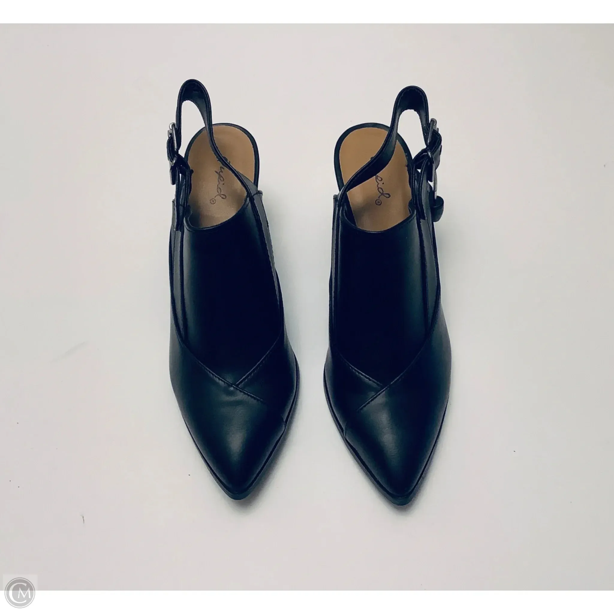 Boots Ankle Heels By Qupid In Black, Size: 8
