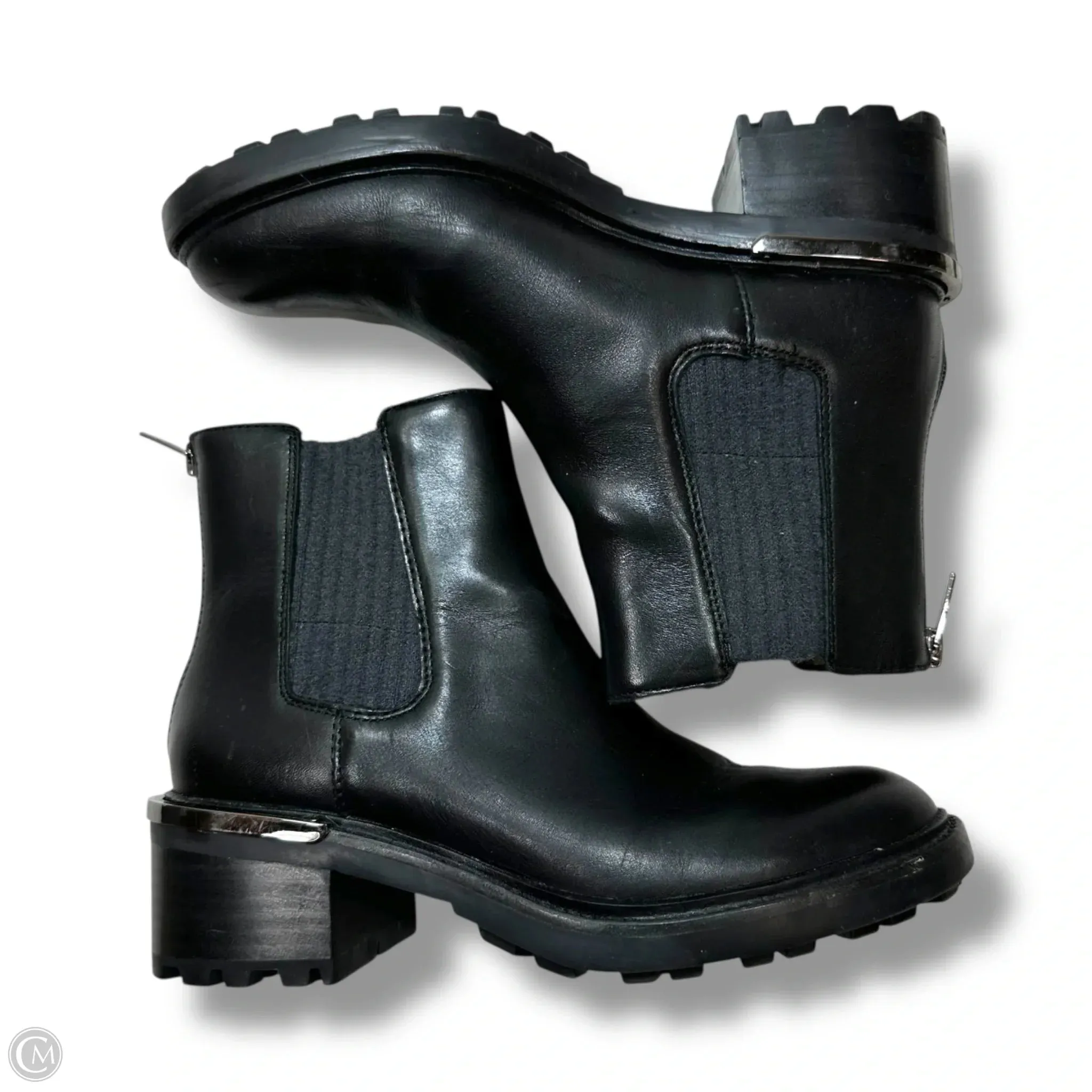 Boots Ankle Heels By Vince Camuto In Black, Size: 6