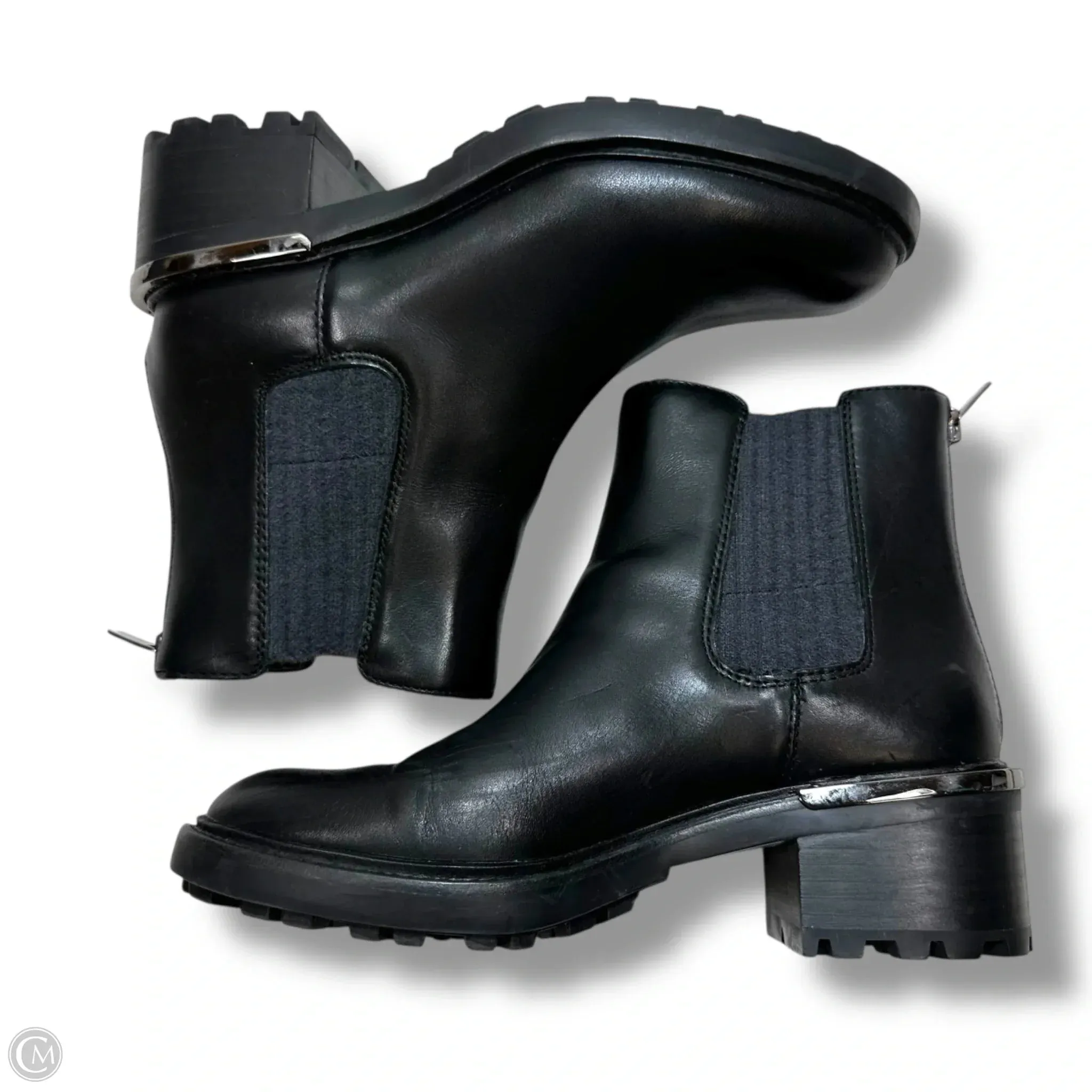 Boots Ankle Heels By Vince Camuto In Black, Size: 6