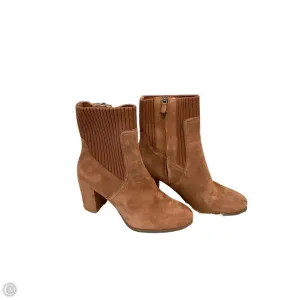 Boots Ankle Heels By Vionic In Brown, Size: 8.5