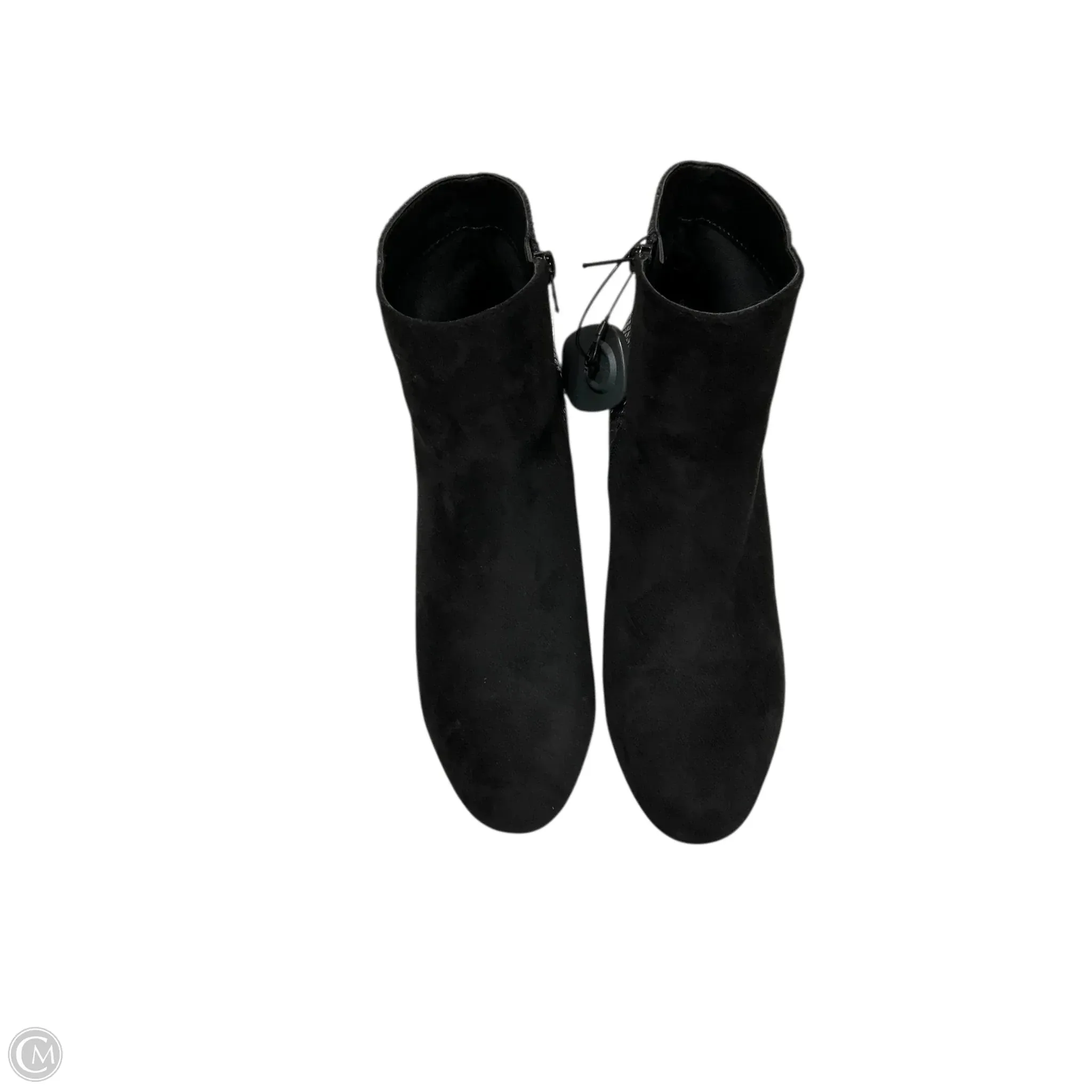 Boots Ankle Heels By Xoxo In Black, Size: 10