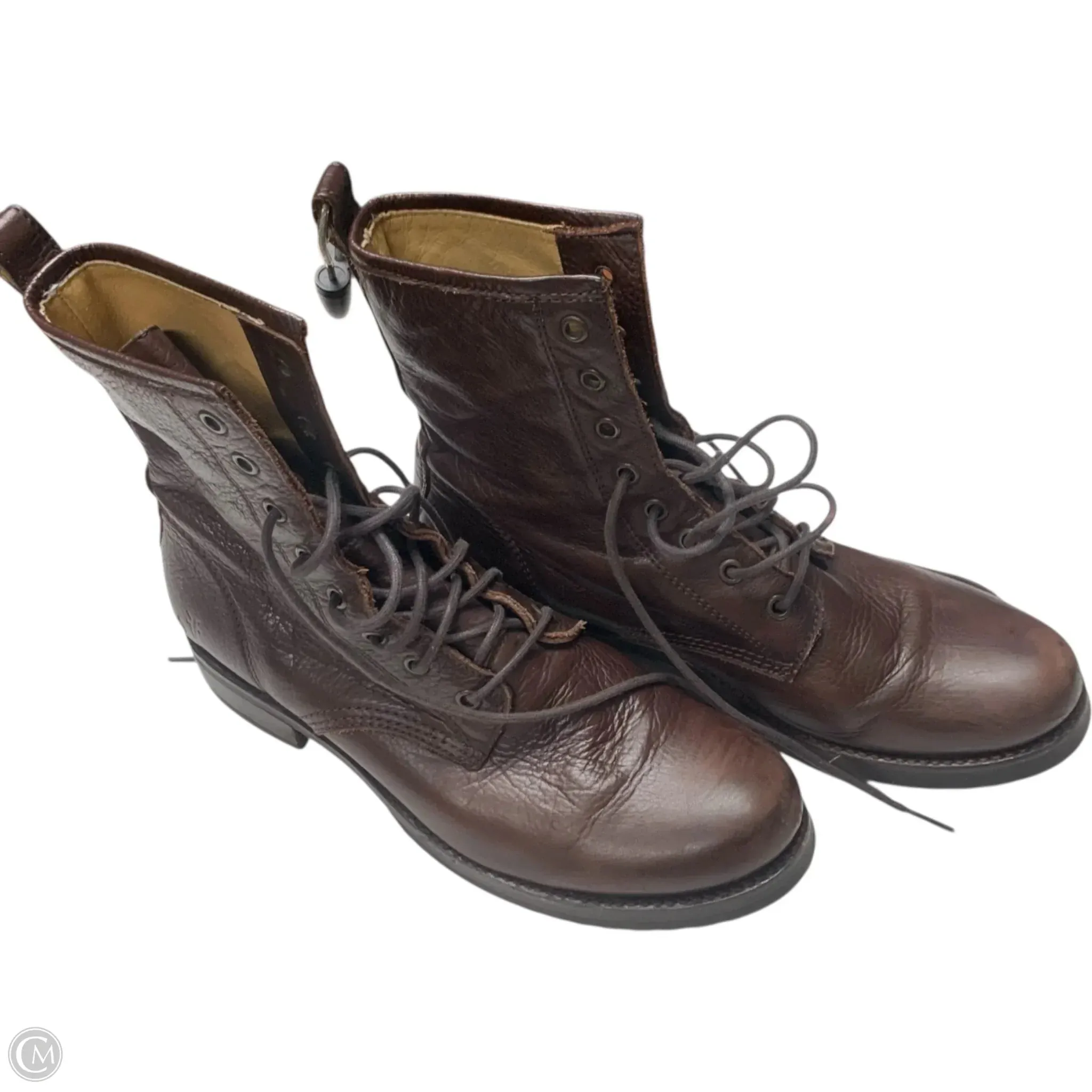 Boots Designer By Frye In Brown, Size: 10