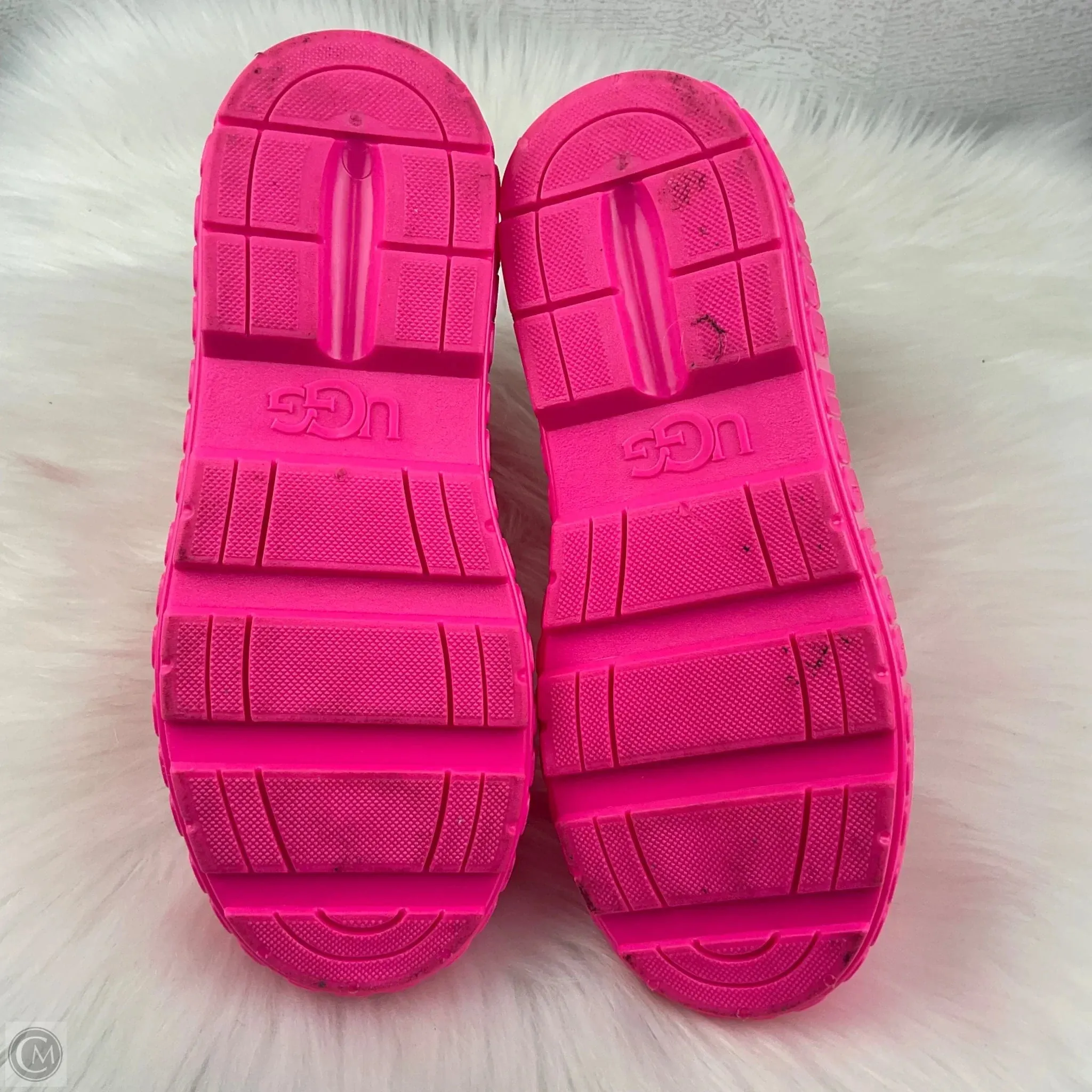 Boots Designer By Ugg In Pink, Size: 6