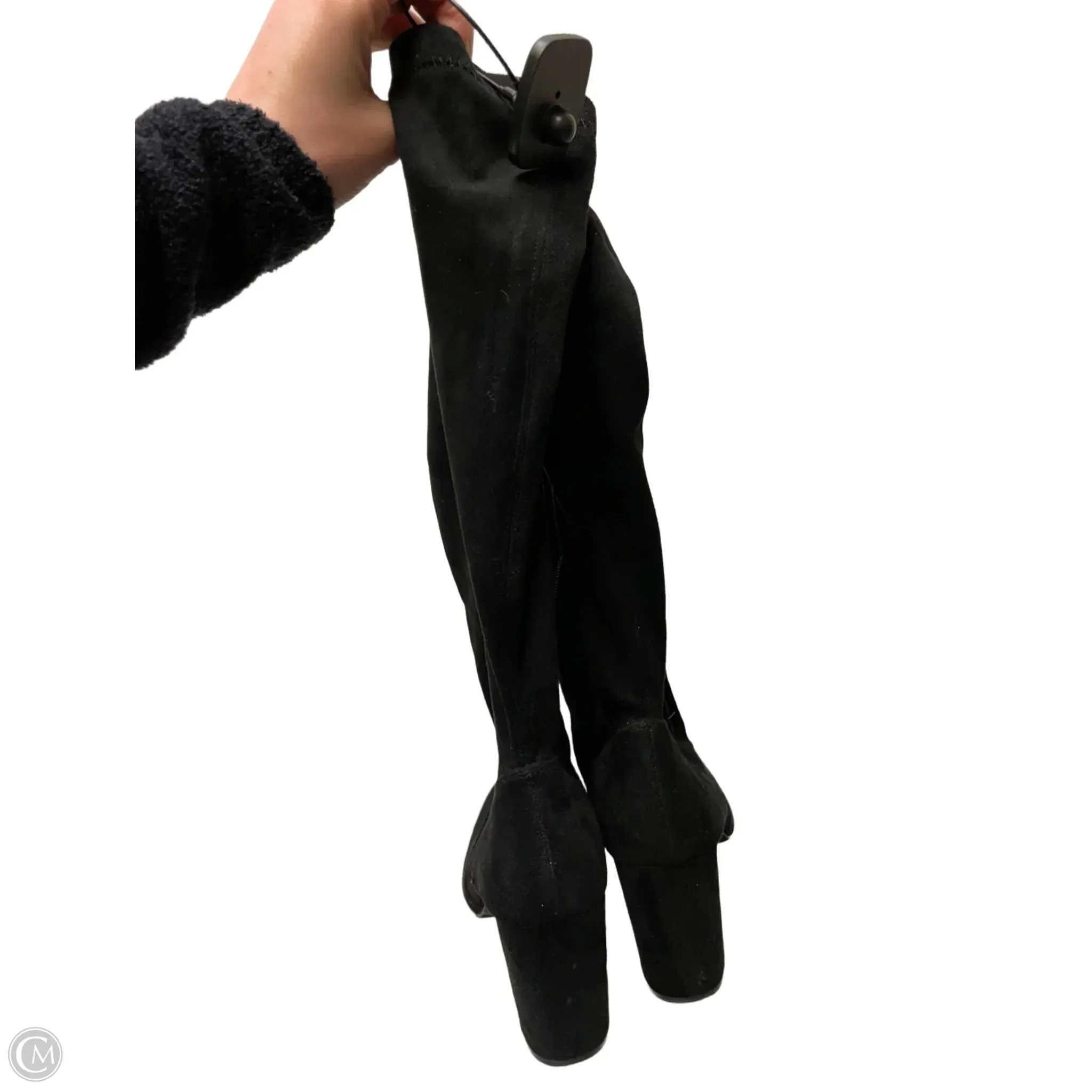 Boots Mid-calf Heels By Torrid In Black, Size: 8