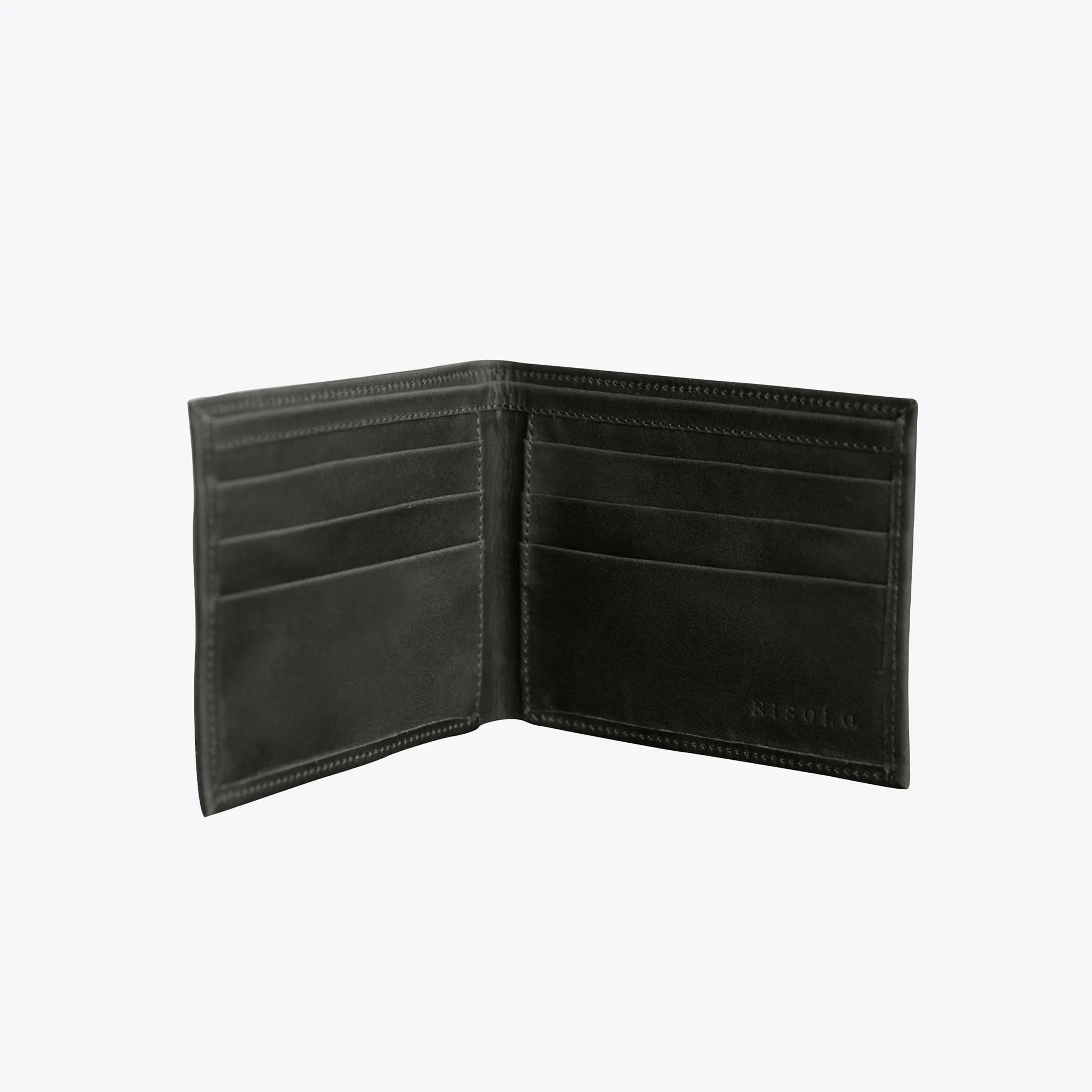 Brewer Wallet Black -NISOLO