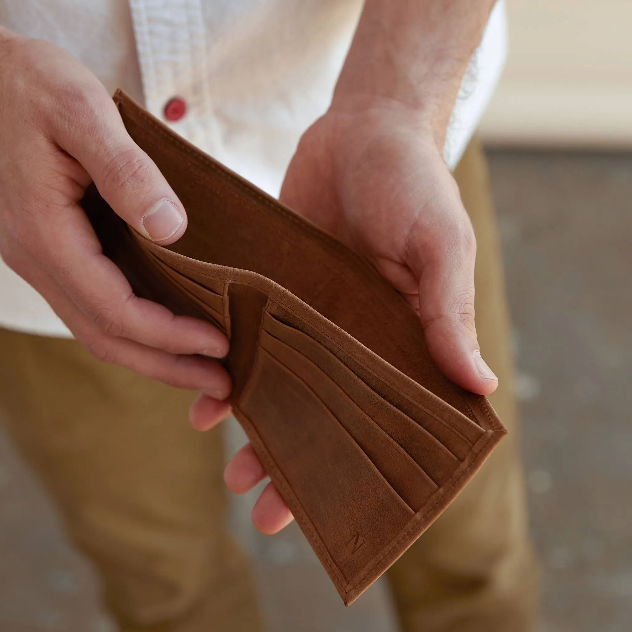 Brewer Wallet Brown -NISOLO
